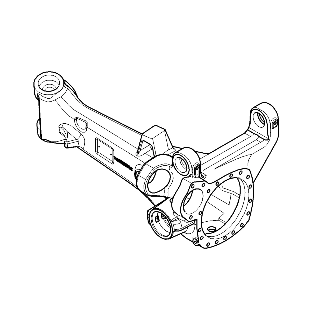 Axle Housing-Long With Bus