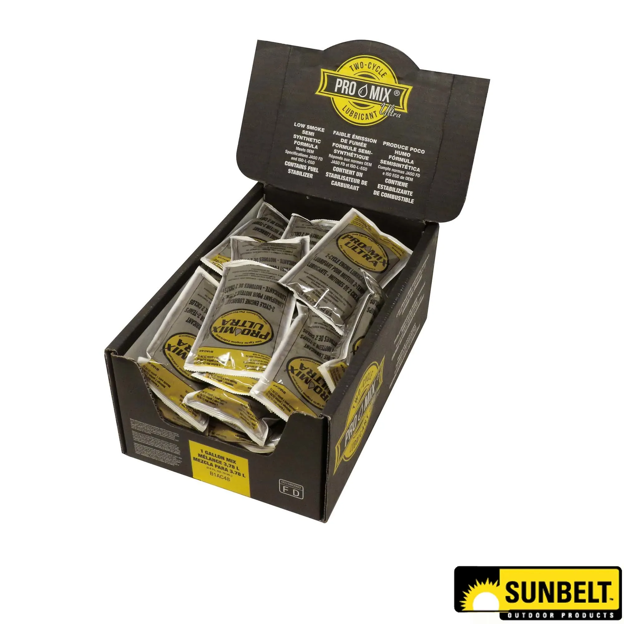 Sunbelt 2-Cycle Engine Oil, Pro-Mix™, 76.89 ml (2.6 Fluid Oz) - A-B1AC48