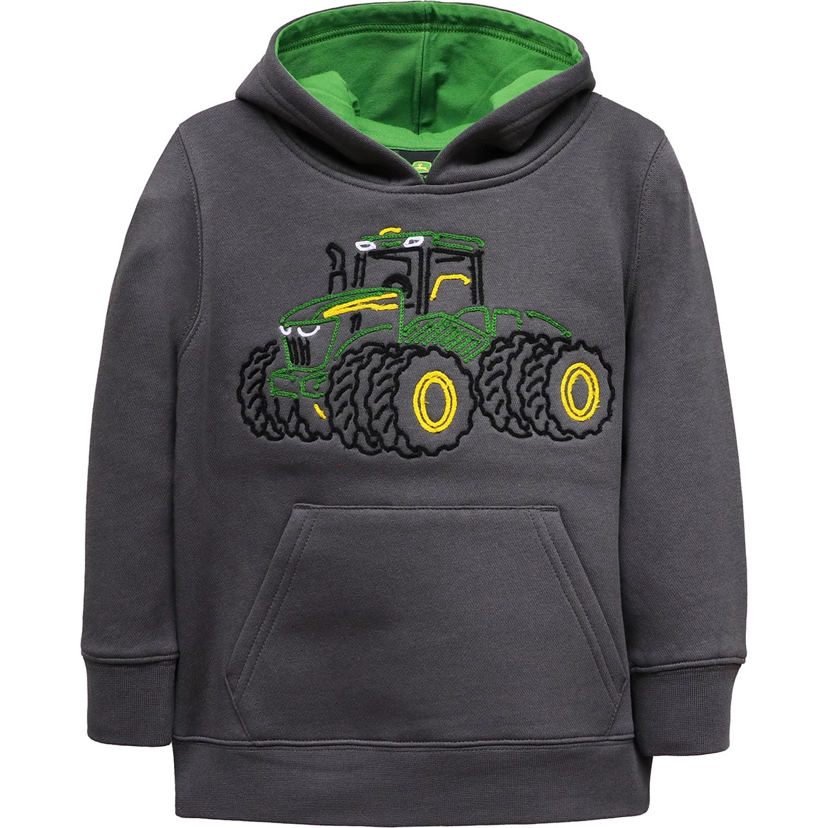 Kids Stitched Tractor Hoodie