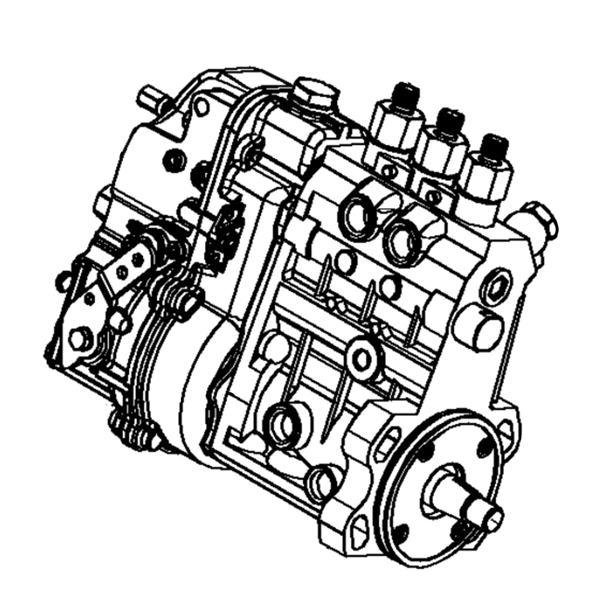 John Deere Fuel Injection Pump without LDA - RE557699
