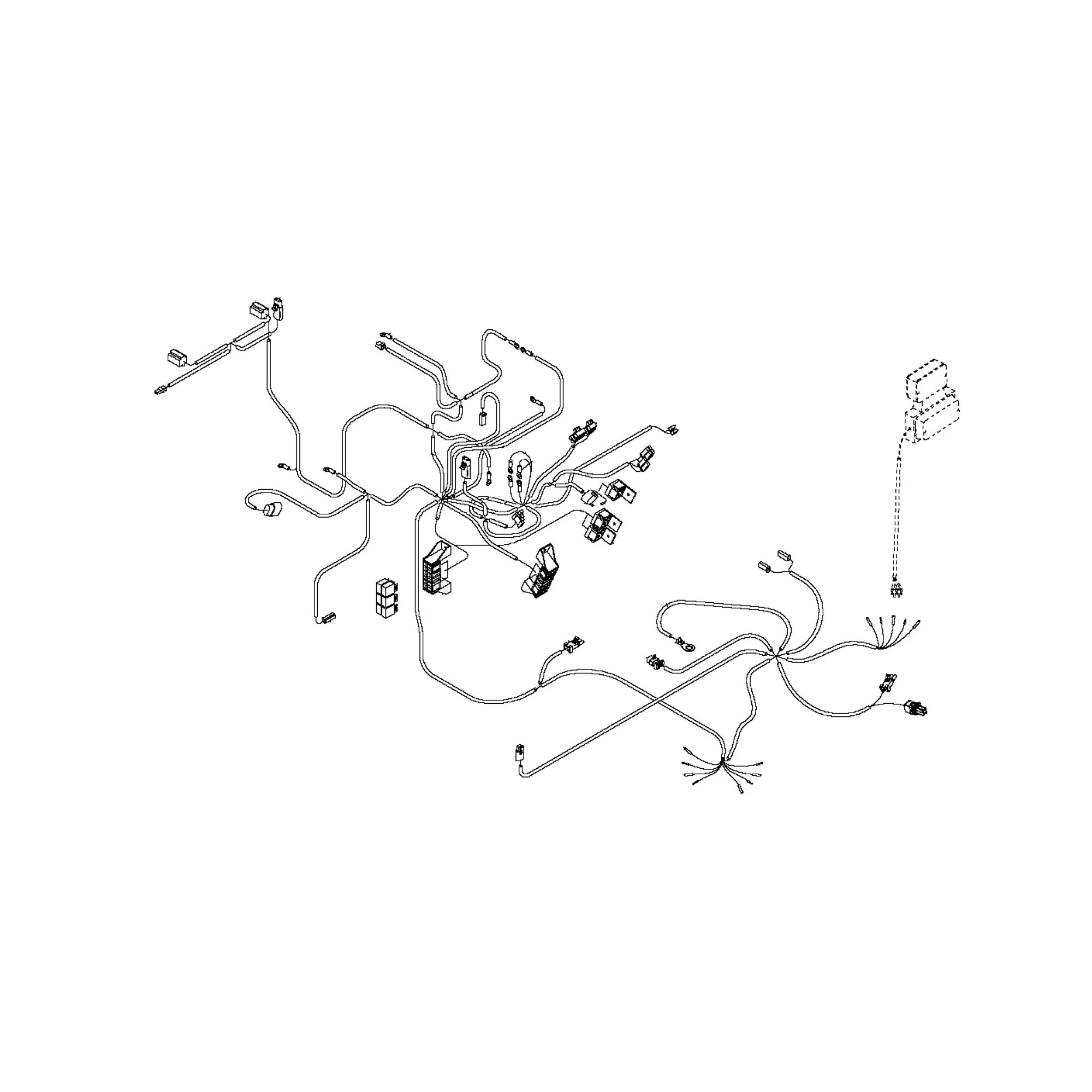 John Deere Straddle Wiring Harness - RE73249
