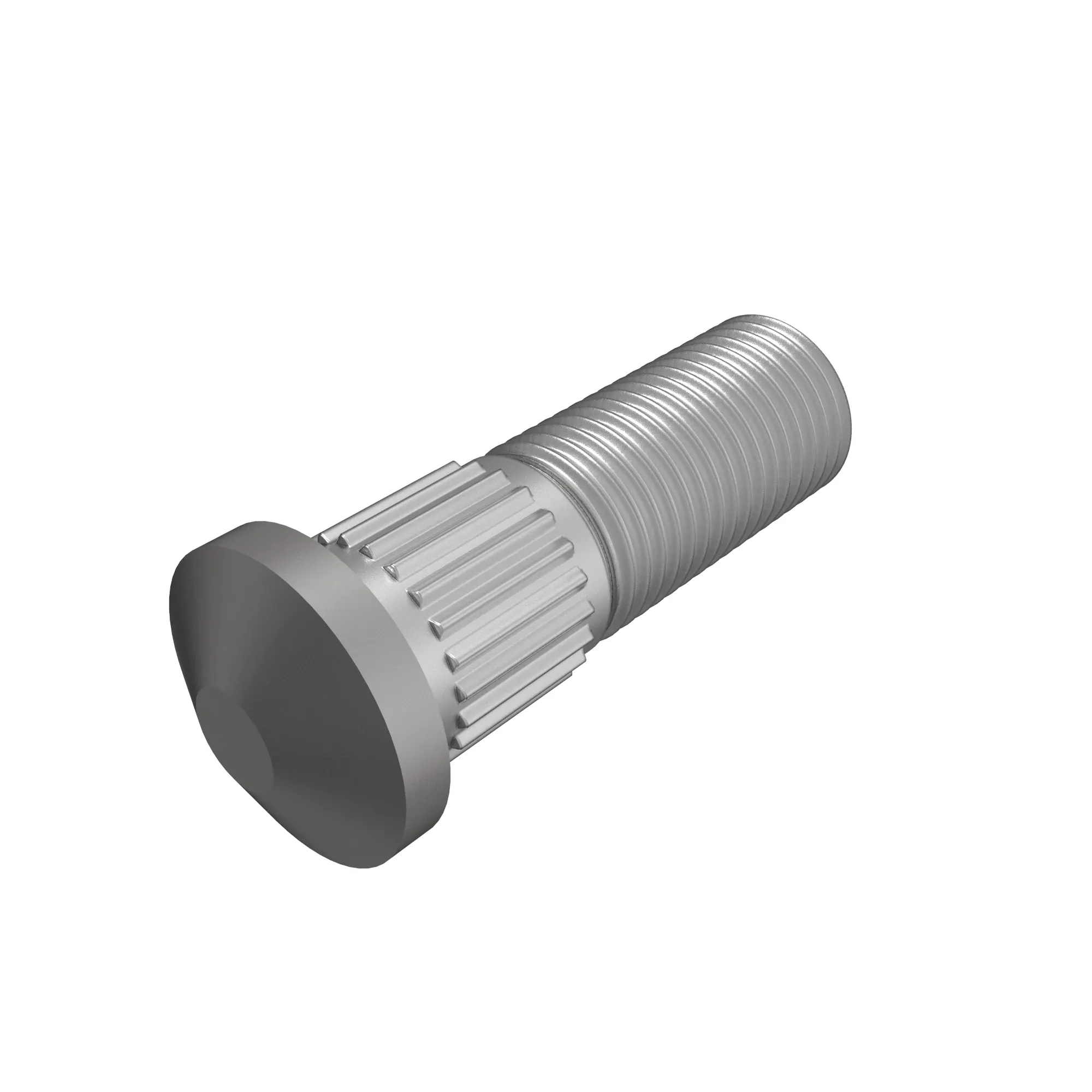 John Deere Ribbed Neck Wheel Bolt, 9/16" X 1.88" - E90772