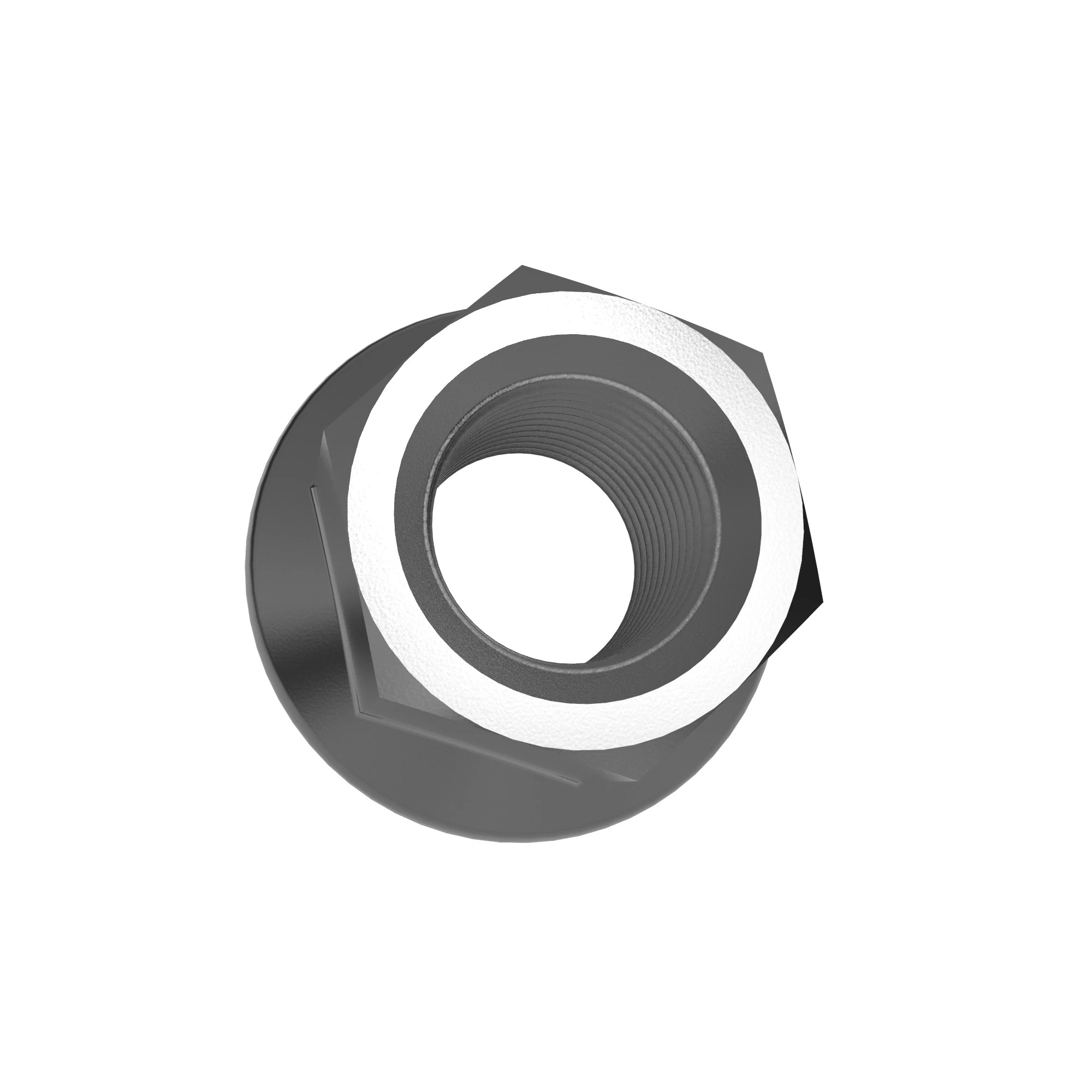 NUT, METRIC, HEX FL, SELF LOCKING