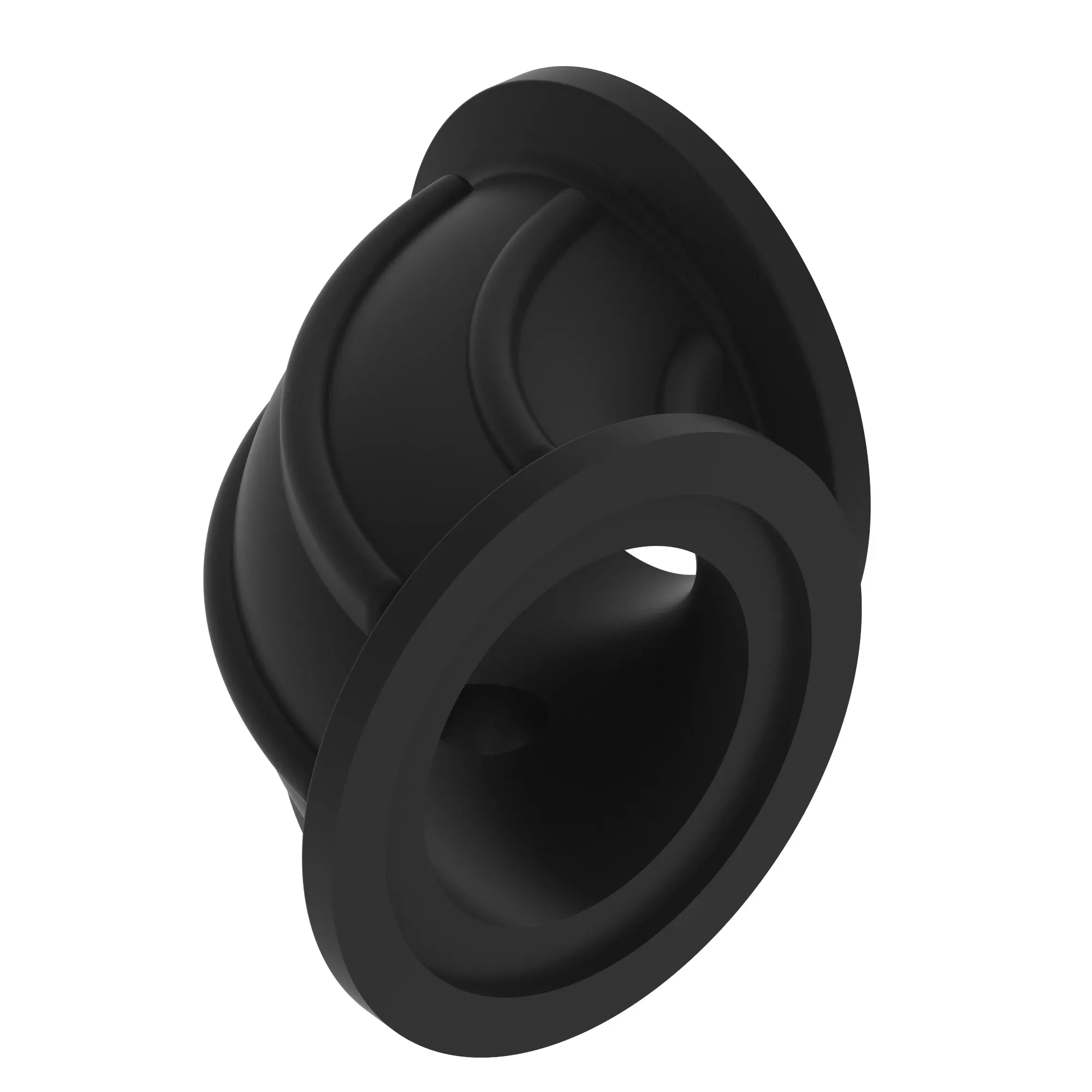 SWEPT 90 ELBOW, 2 INCH FLANGE with 3/8 gage port