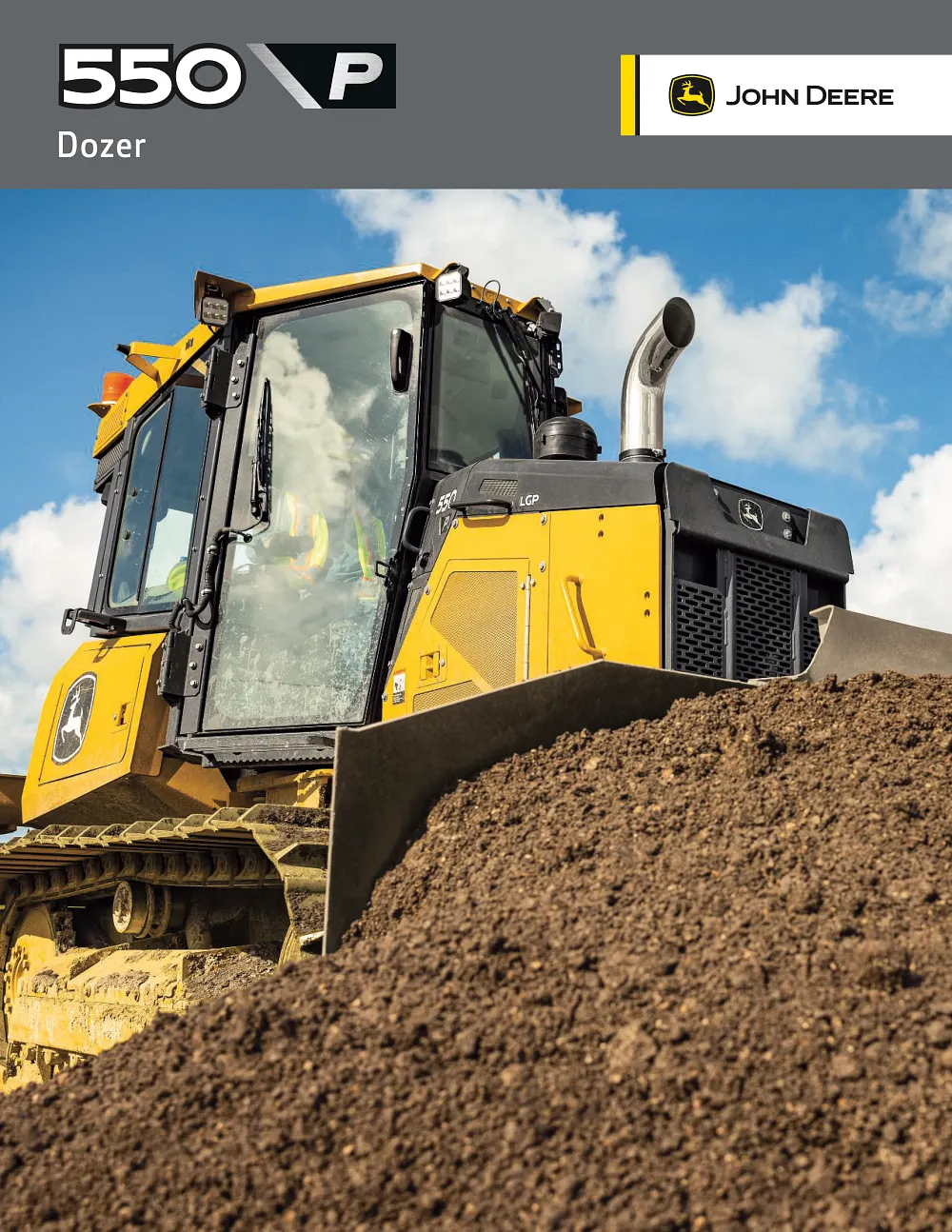 550 P-Tier Dozer Brochure cover