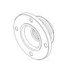 John Deere Differential Drive Flange - AL160117