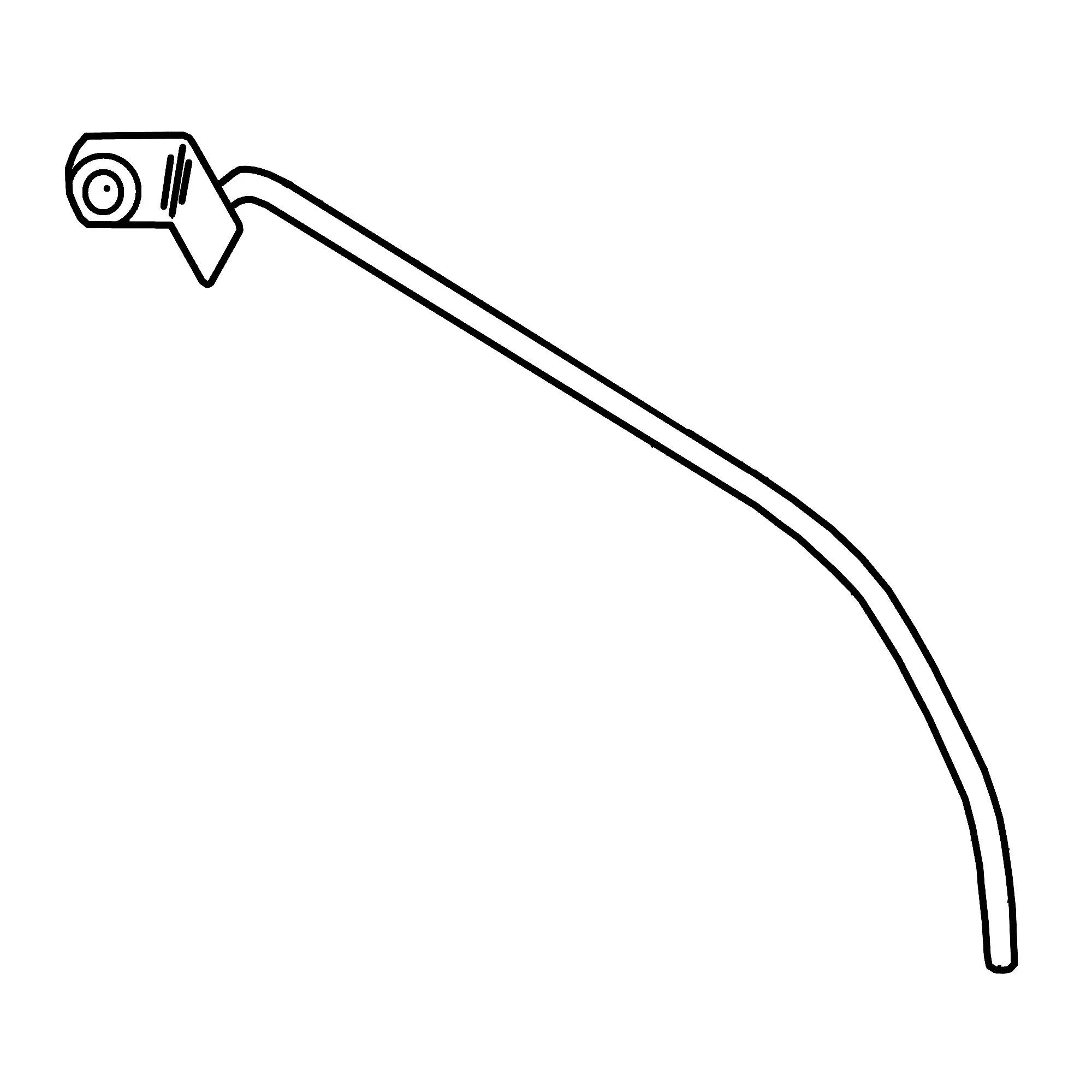 John Deere Row Trak Wiring Harness Rod - AZ50132