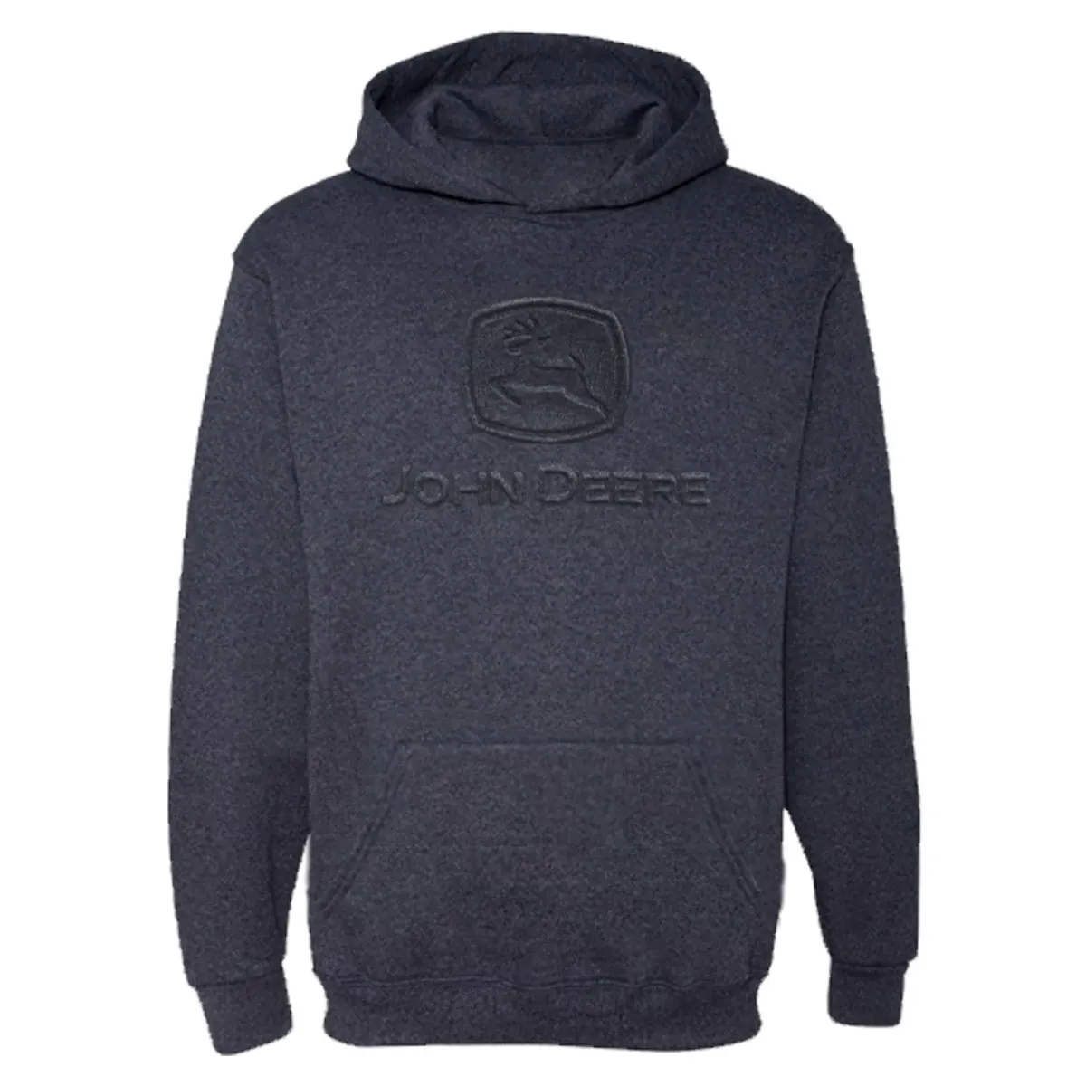 Embossed Navy Hoodie