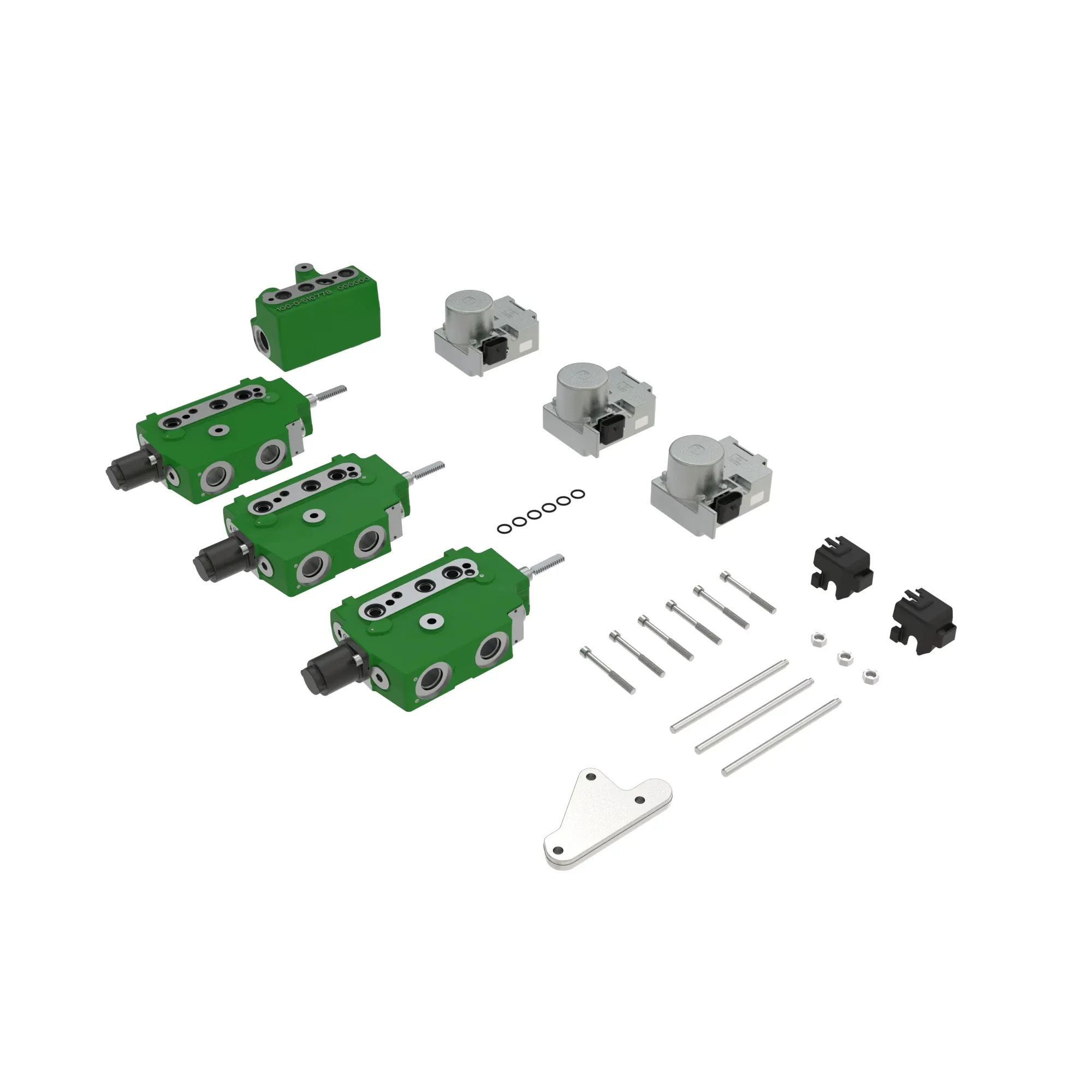 John Deere 3-Function Electrical Midstack SCV Attachment - BL15463