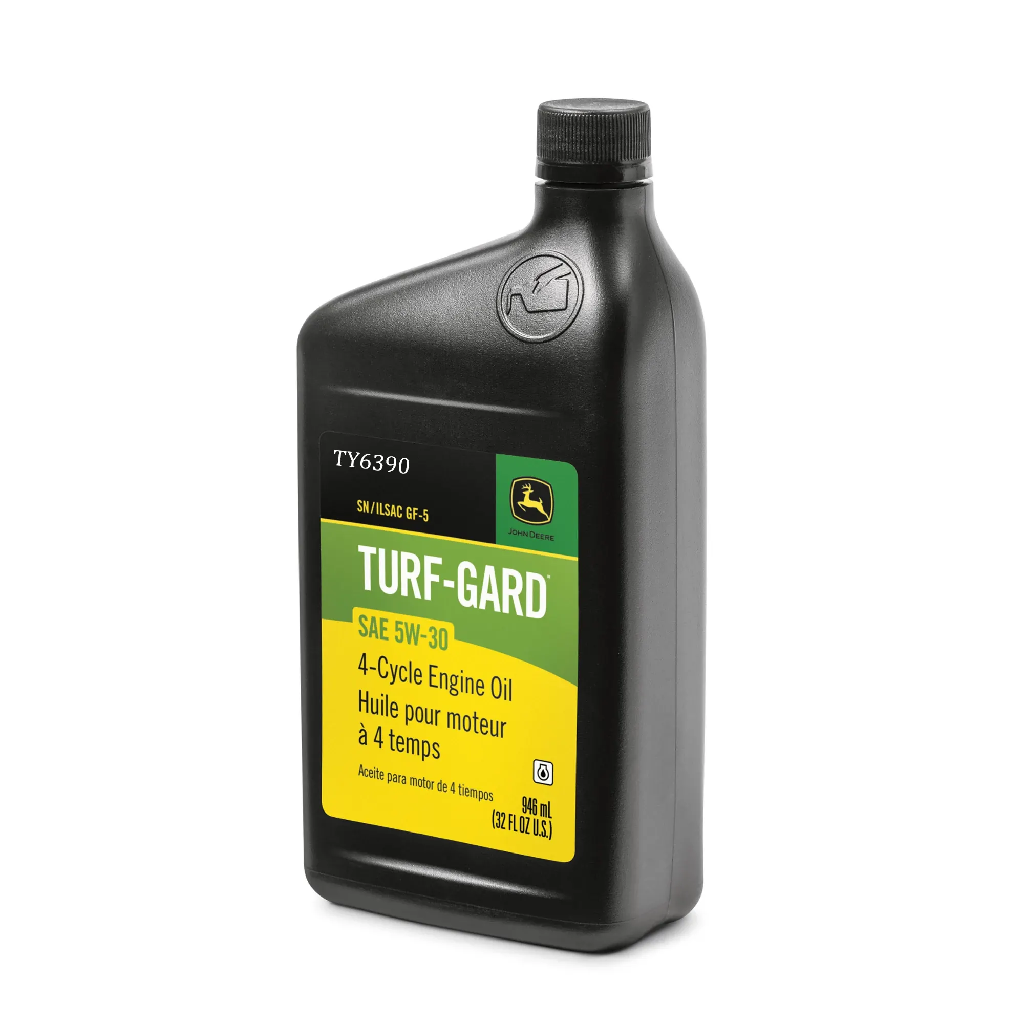 John Deere 4-Cycle Engine Oil, Torq-Gard™ Supreme, SAE 15W-40, API SN/ILSAC GF-5, 18.93 Liter (5 Gallon) - TY6390