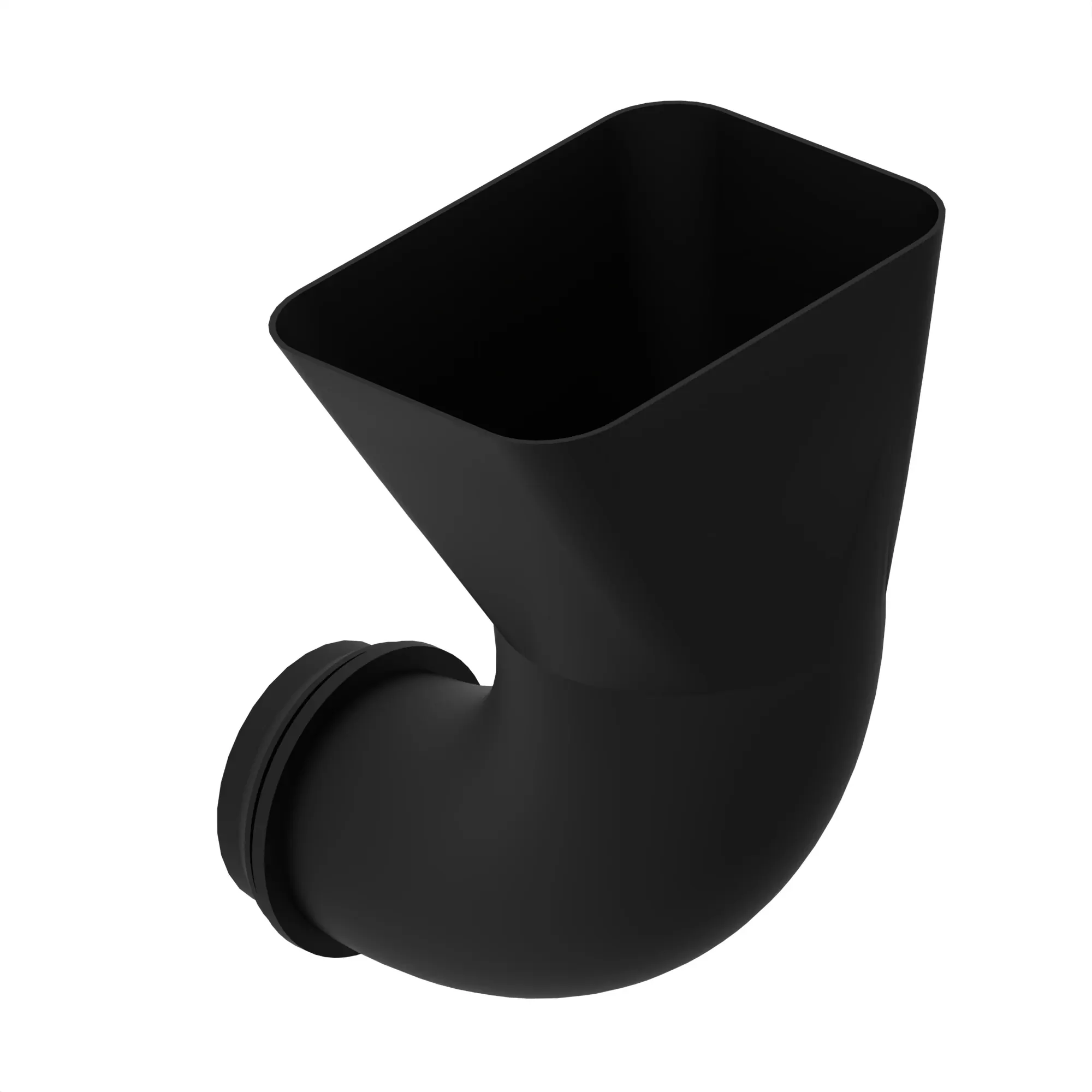 CONDUIT,670MM,RIBBED,BLACK