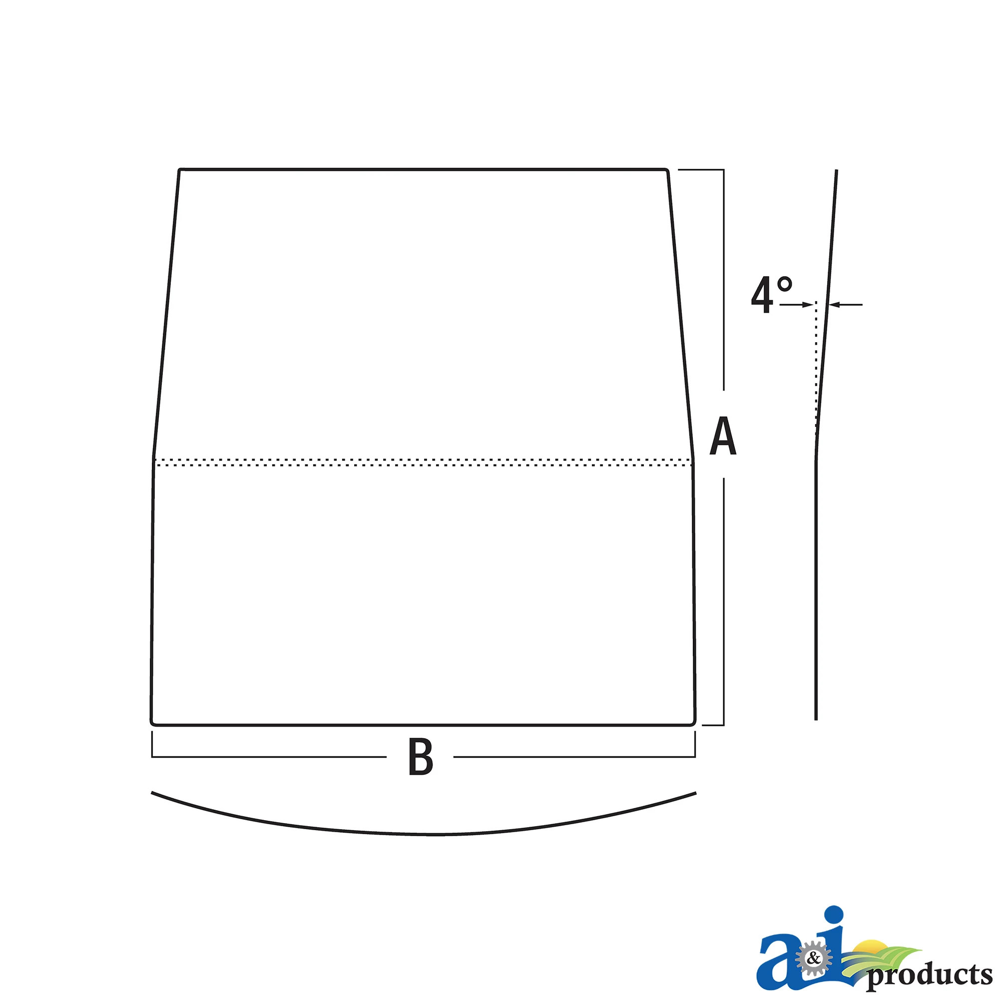 A&I Products Windshield - A-R537494