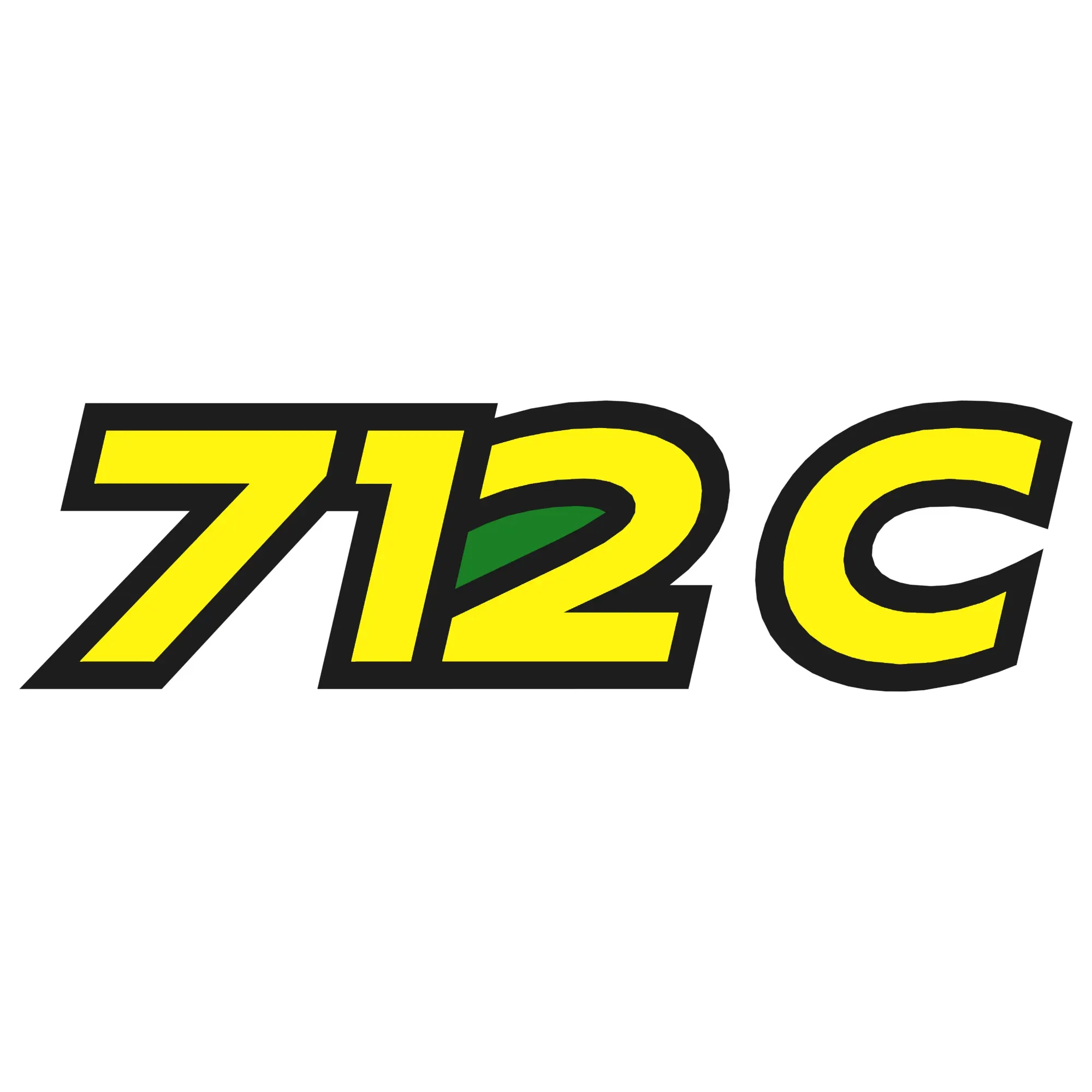 John Deere 712C Model Designator Label - HXE122468