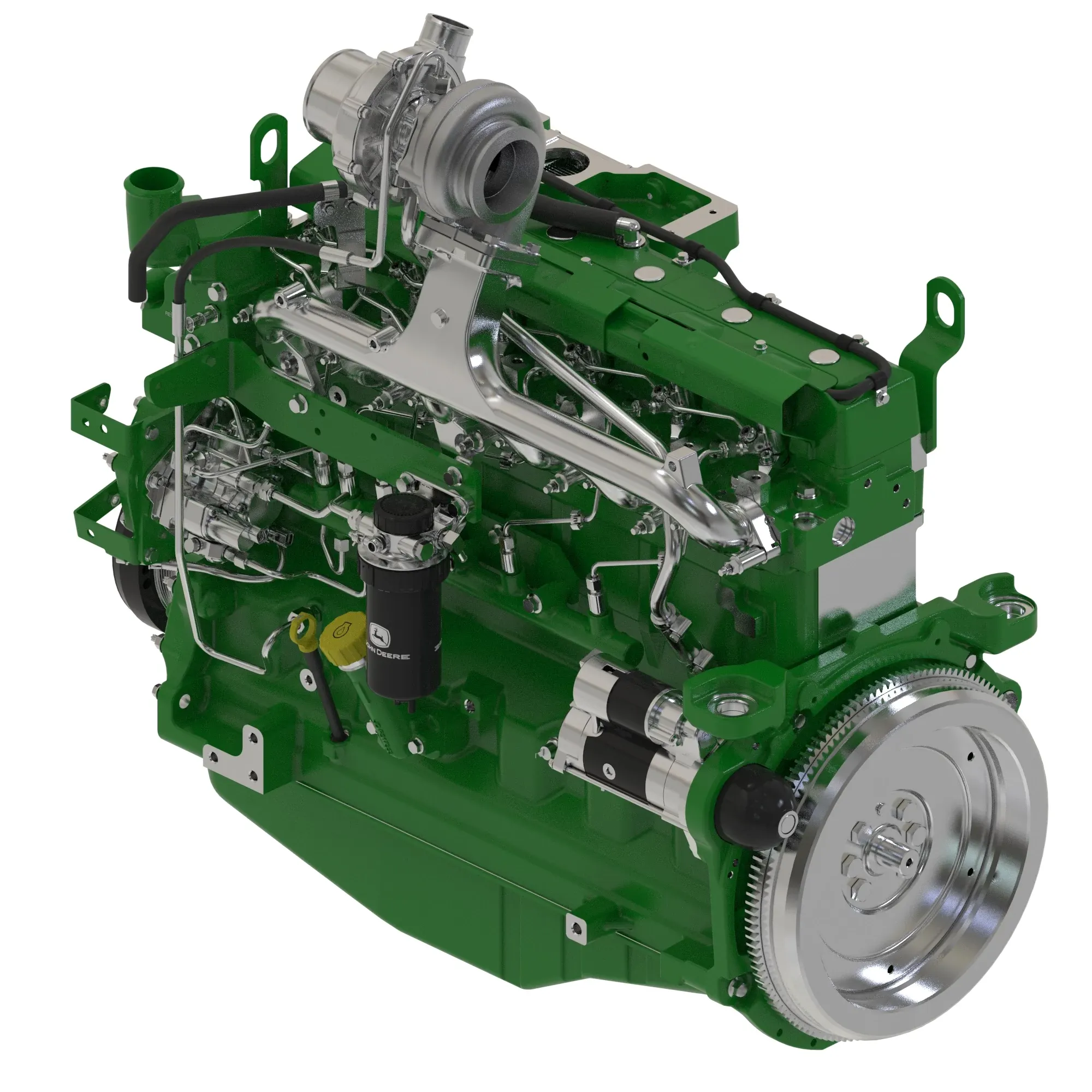 John Deere Diesel Engine Assembly, Stage III - RE557203