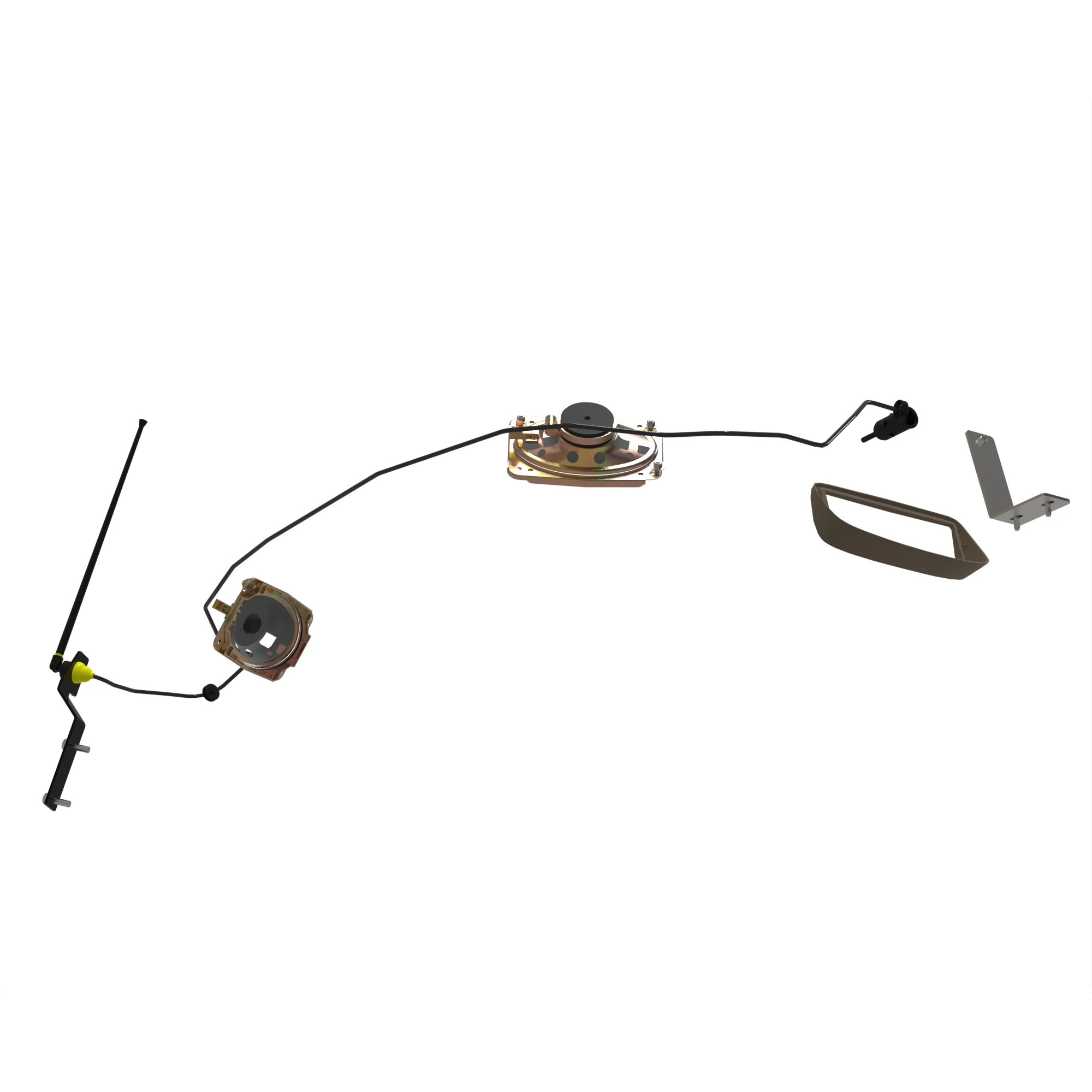 KIT, SPEAKERS W/ANTENNA&RADIO MOUNT