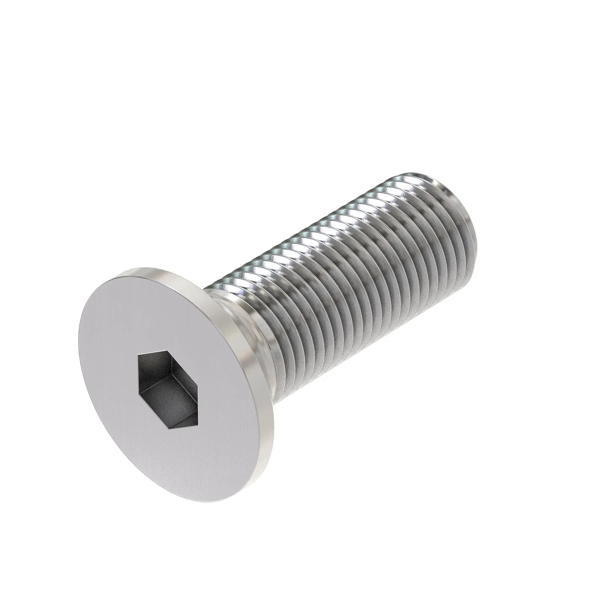 SCREW, HEX FLAT CTSK HEAD, METRIC