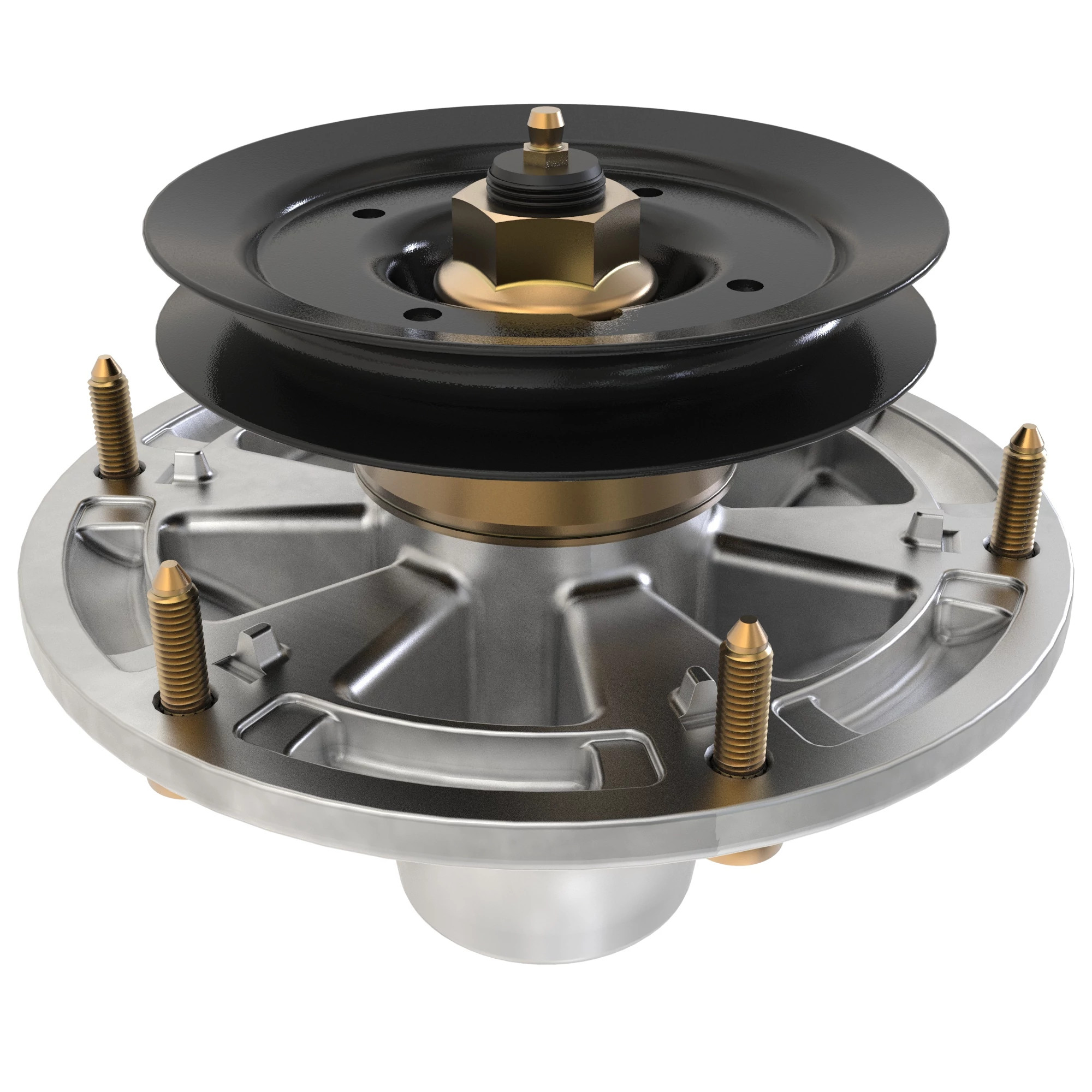 John Deere Spindle with Sheave, 25 mm - AUC13151