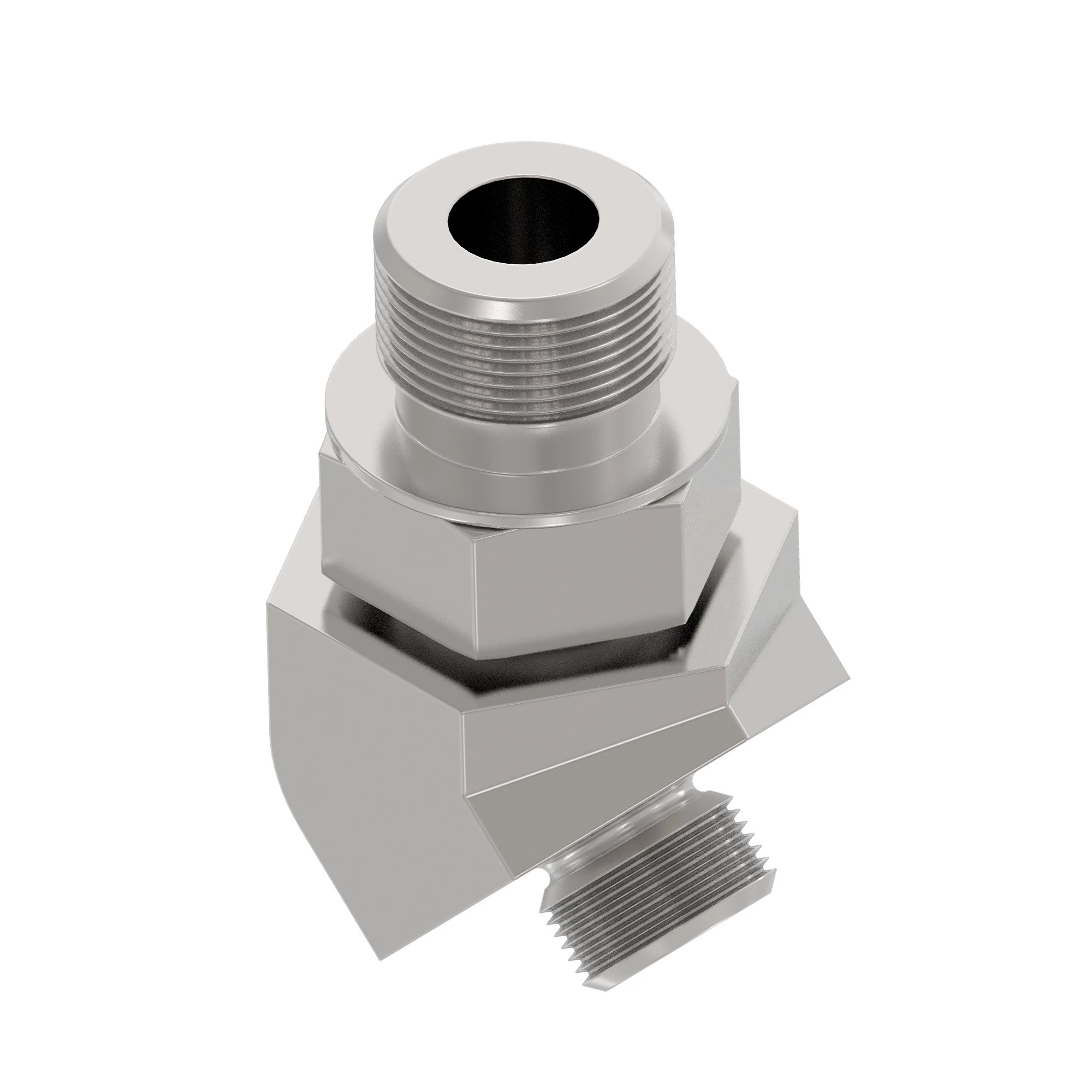 45 DEG STRAIGHT THREAD,O-RING FSF