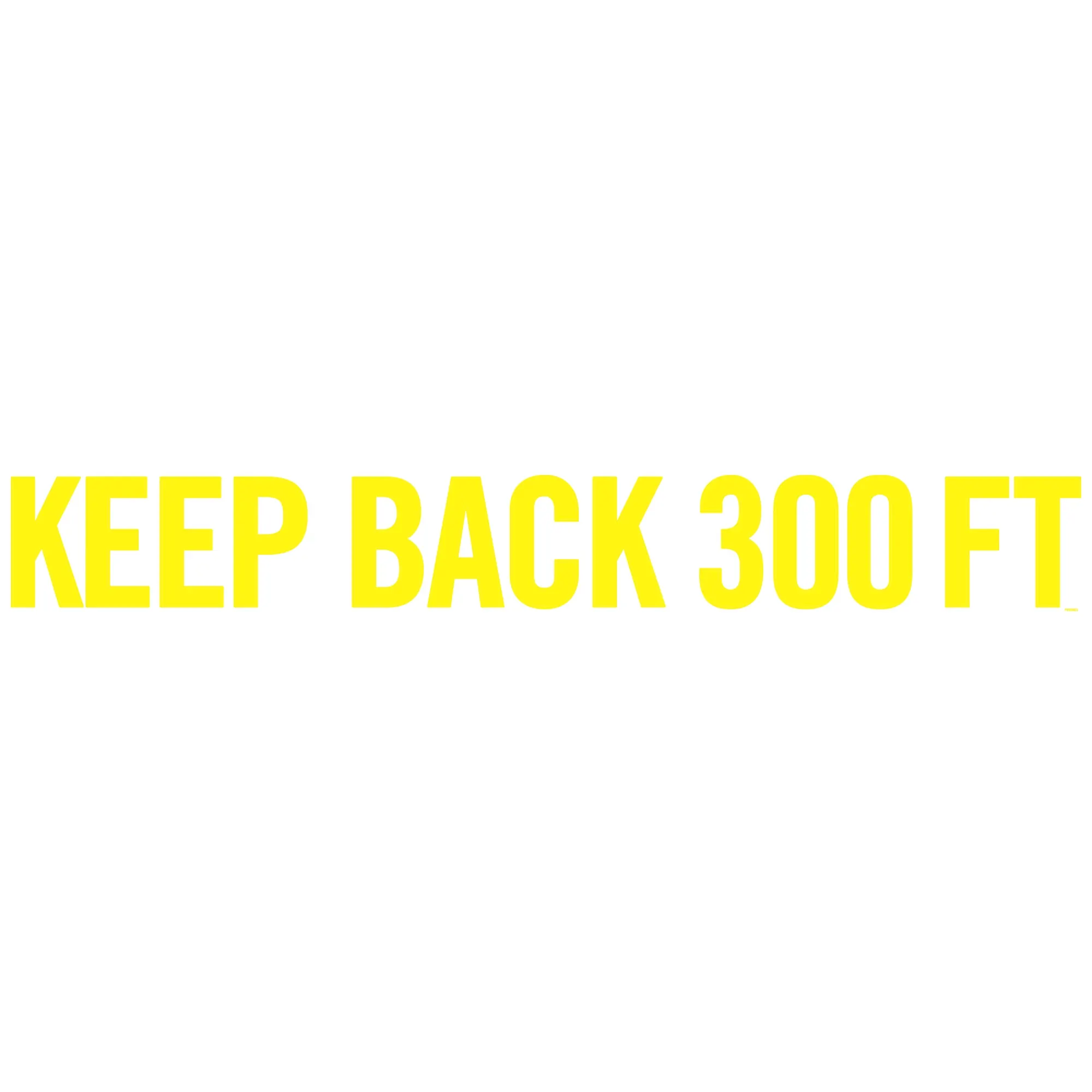John Deere Label, Stay Back, 300 Feet - F636663