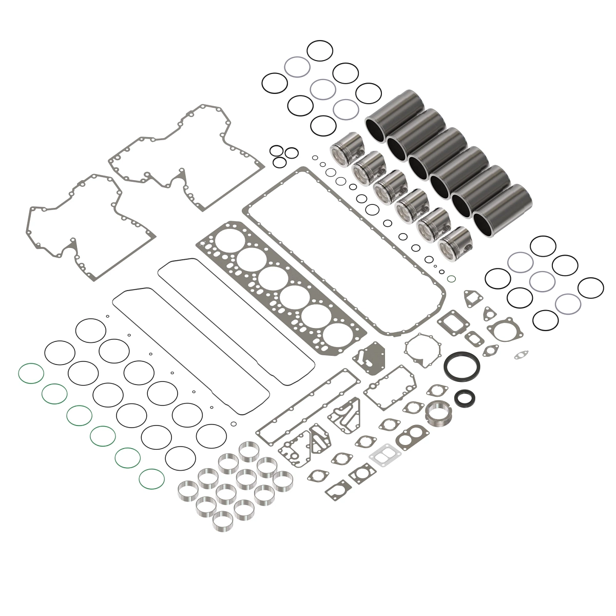 Engine Overhaul Kit, Service Parts A