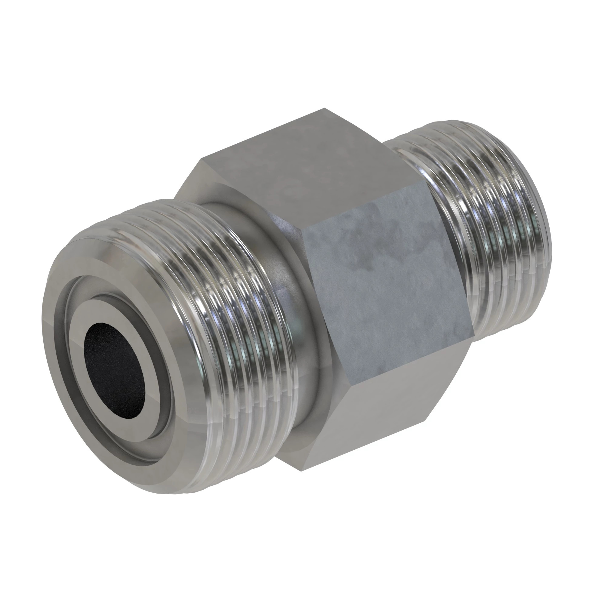 STUD STRAIGHT, ORFS W/METRIC HEX