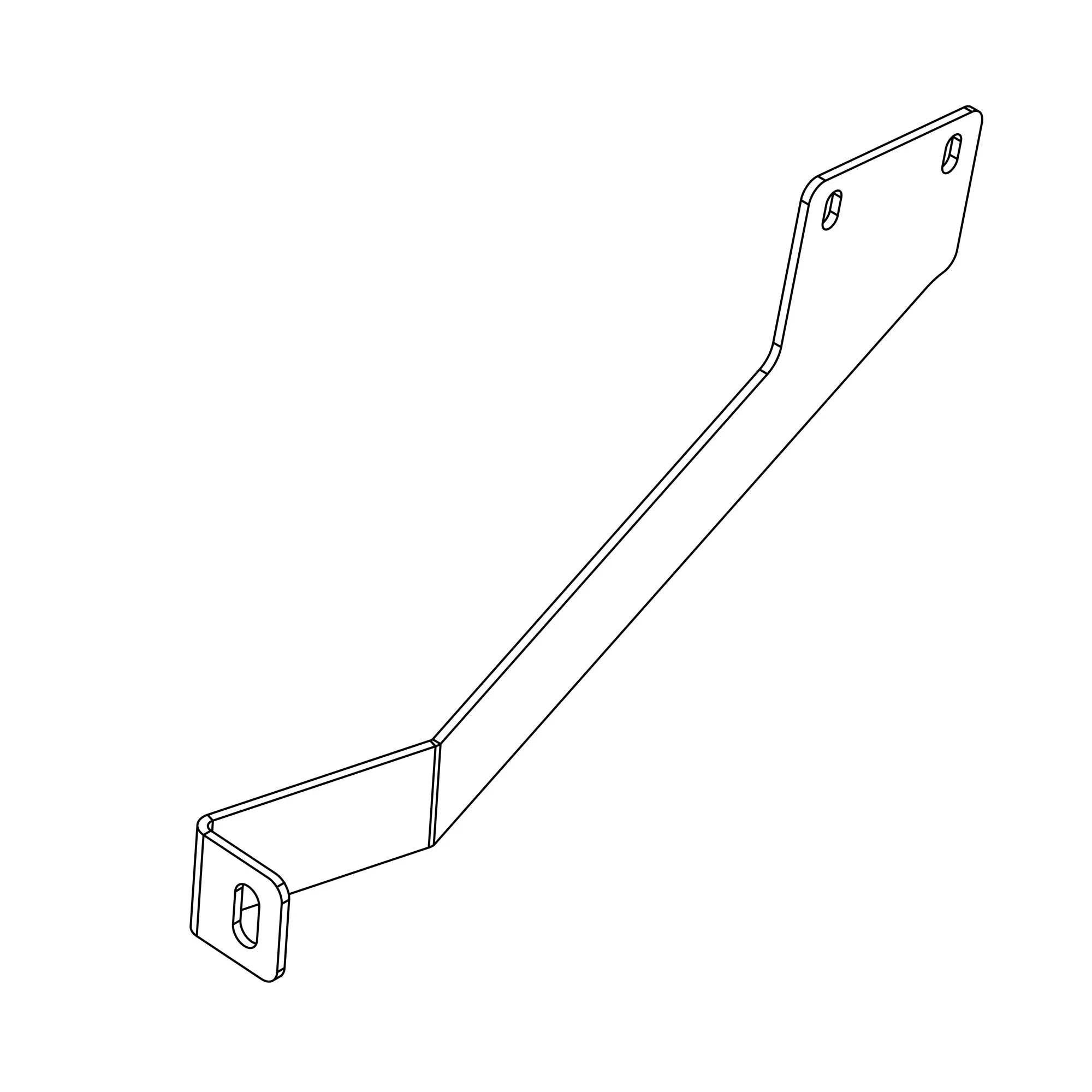 John Deere Hagie Fender Bracket, Left Side - 5HG362578