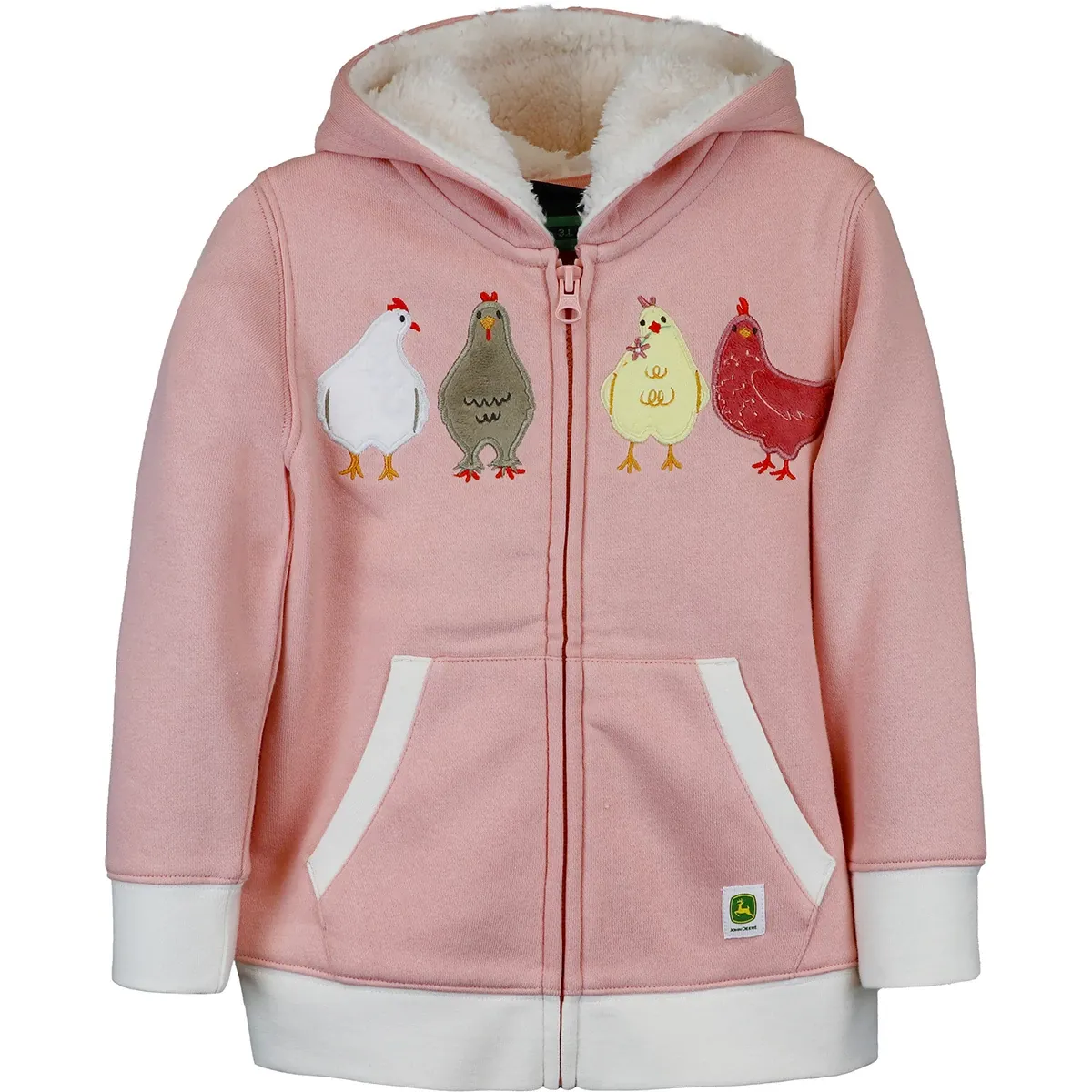 Toddler Chicken Friends Full Zip Hoodie