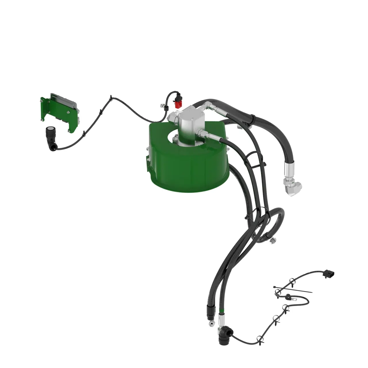 John Deere Advanced PowerCast™ Hydraulic and Electric Component Attachment - BXE10817