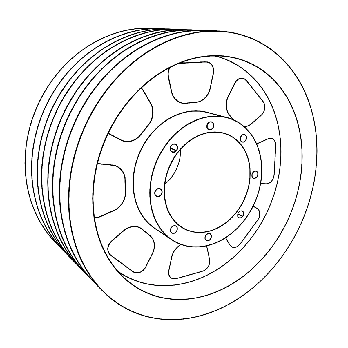 Pulley, Crankshaft