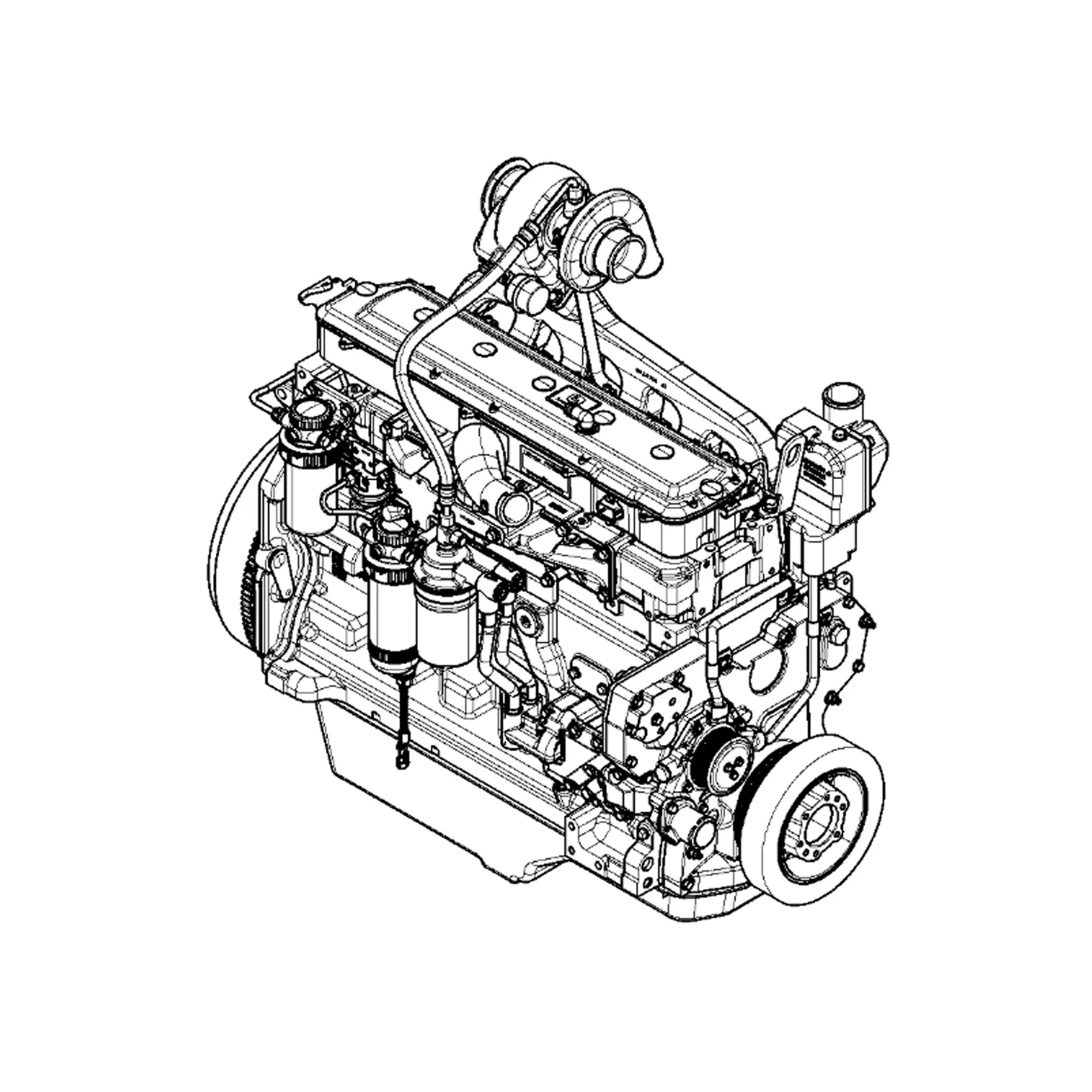 John Deere Diesel Engine 6.8 Liters - PE11469