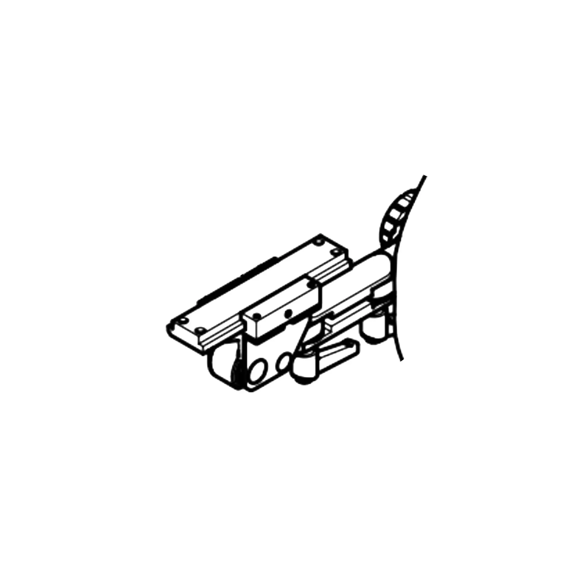 John Deere Armrest Bracket, Right Side - F076654