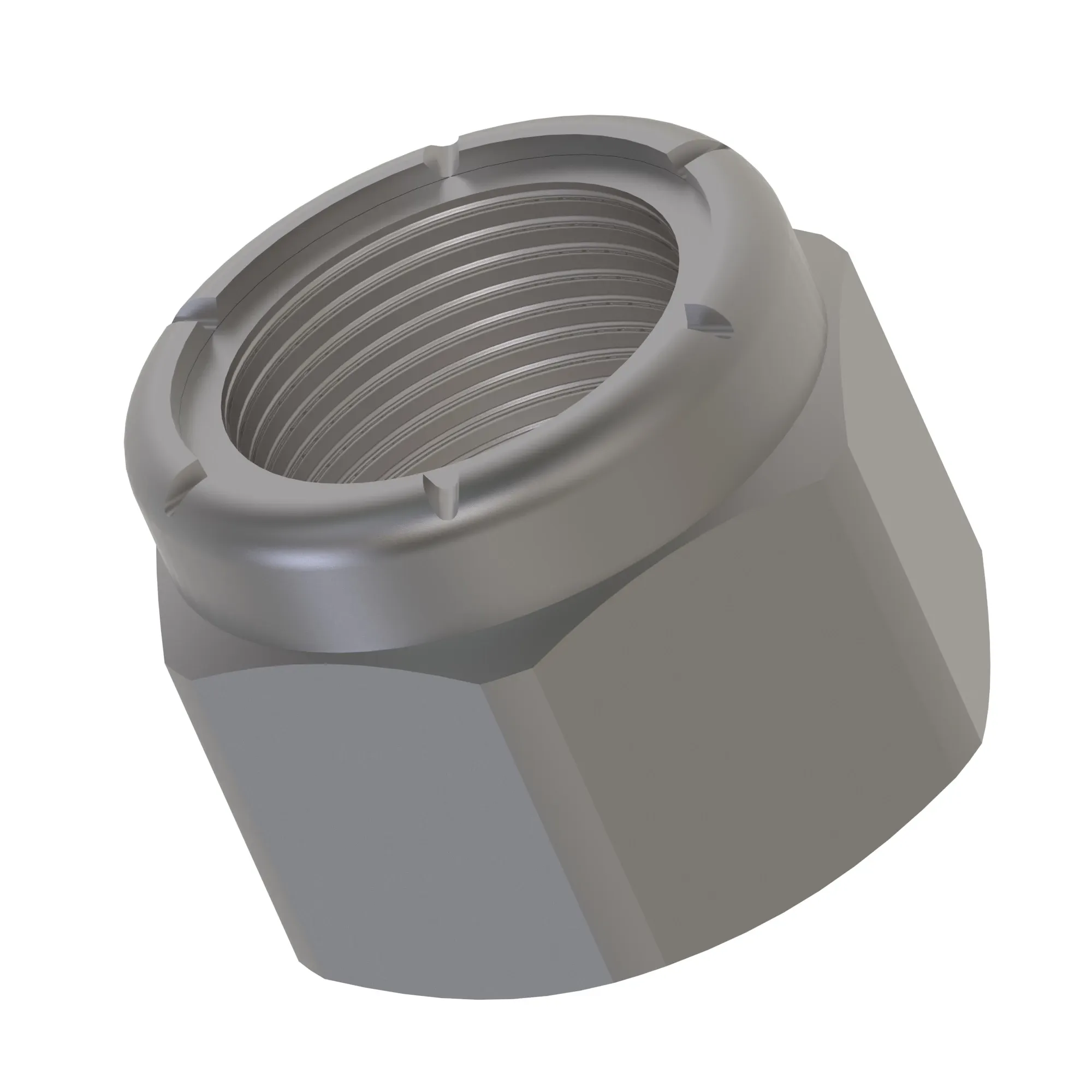 John Deere Hexagonal Lock Nut, 3/8" - H204657