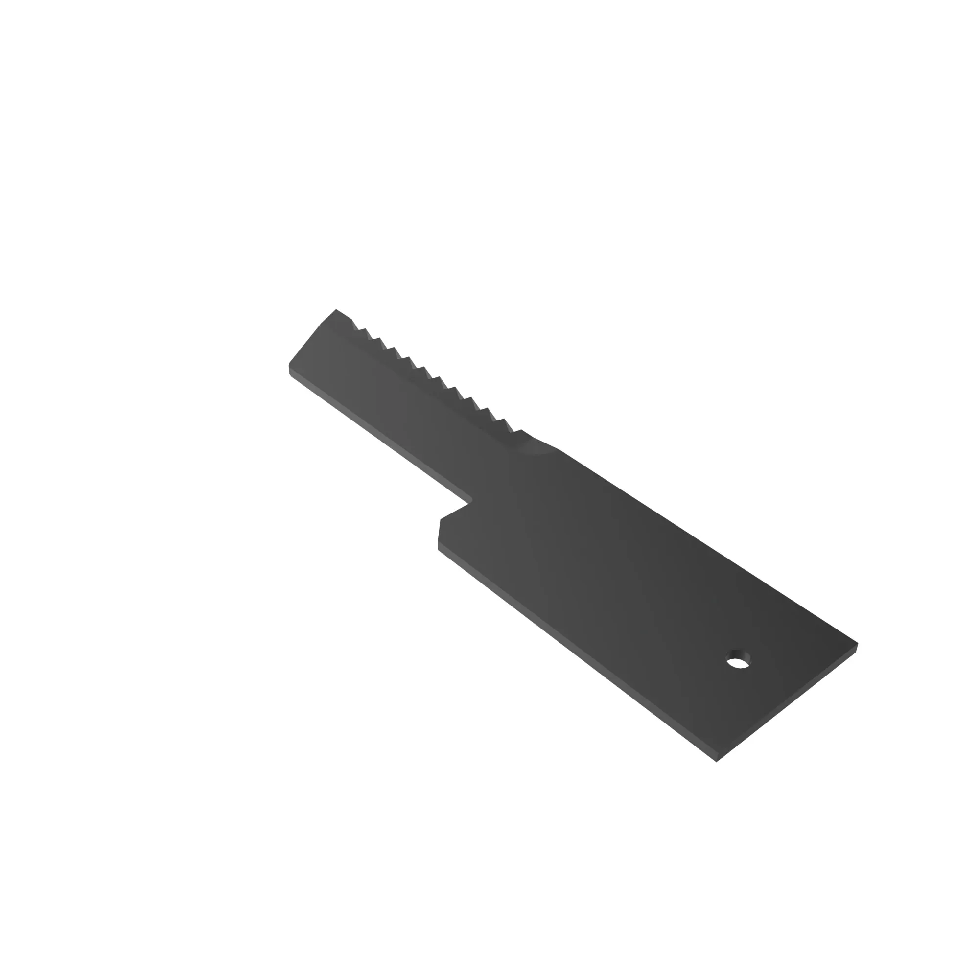 John Deere Chopper Housing Blade, Serrated Counterknvies - HXE13024