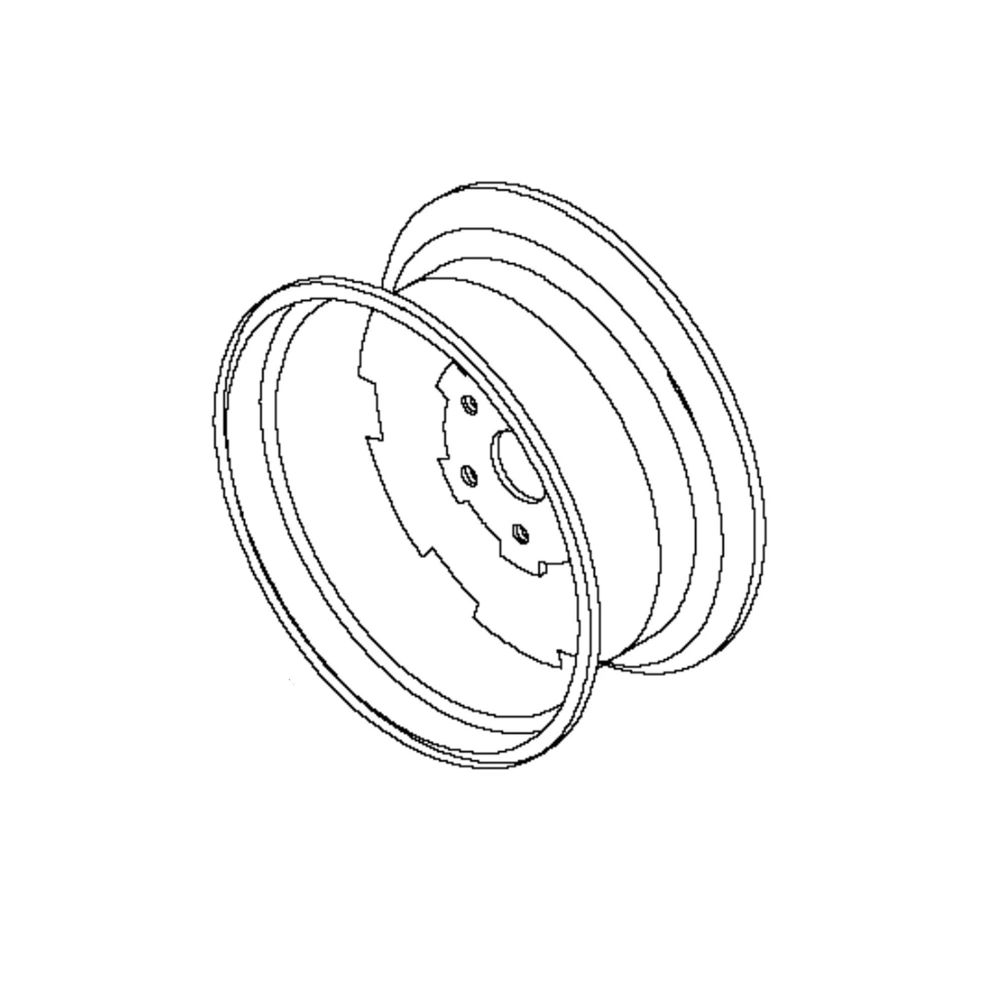 John Deere Rim, 4 X 16 - AN241675