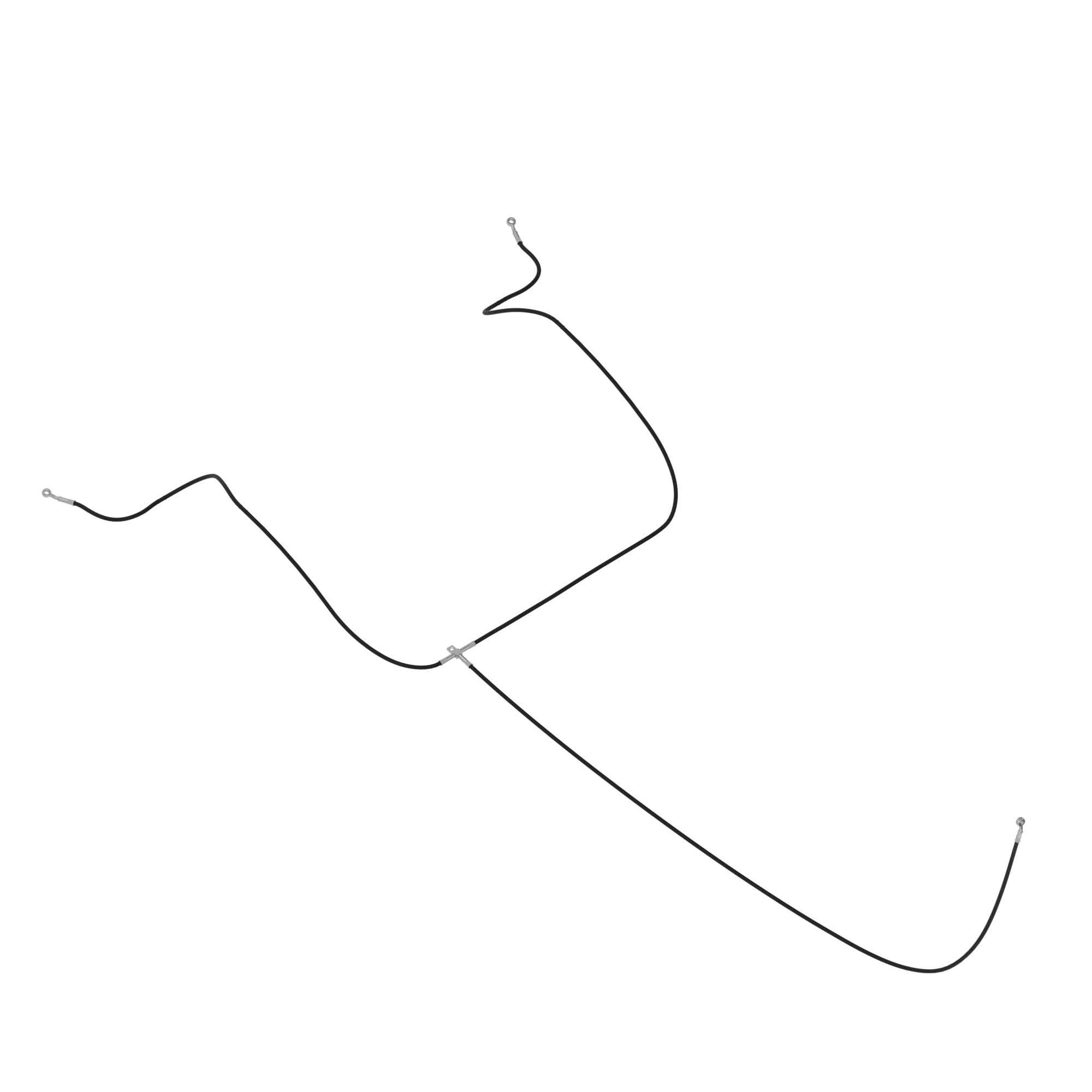 John Deere Rear Brake Oil Hose - AUC18658