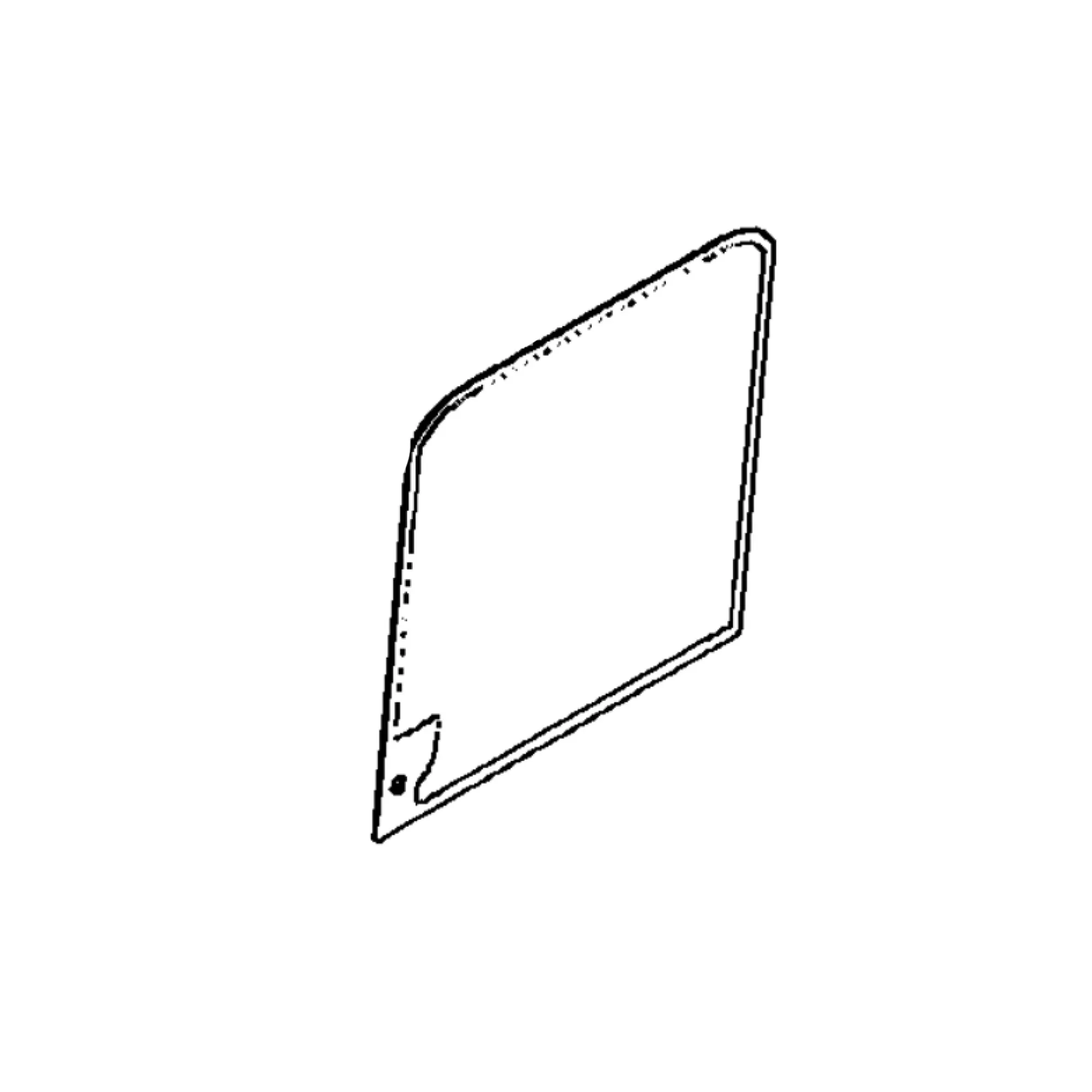 John Deere Front Upper Windowpane - FYD00006271