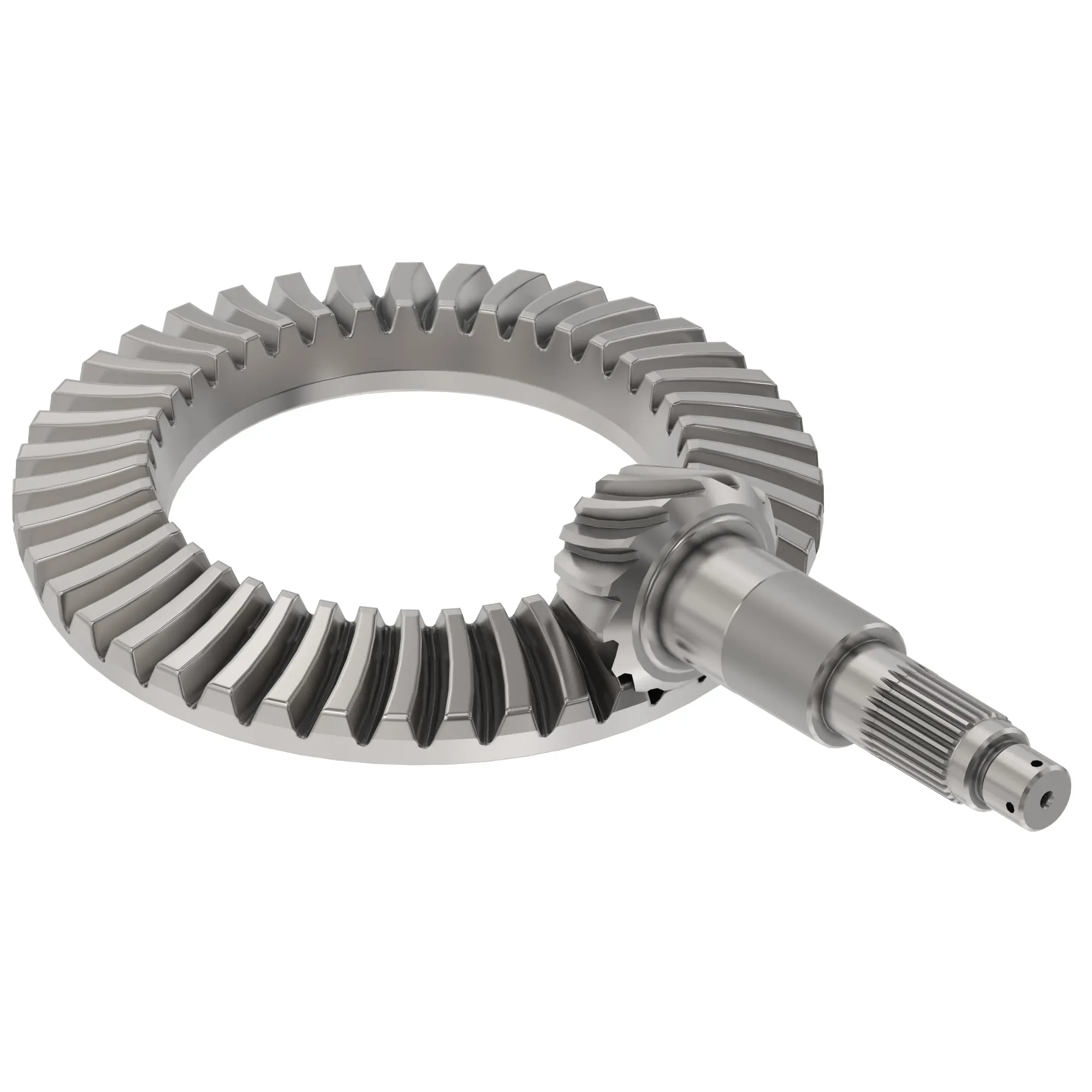 John Deere Differential Spiral Bevel Gear with Shaft - RE38610