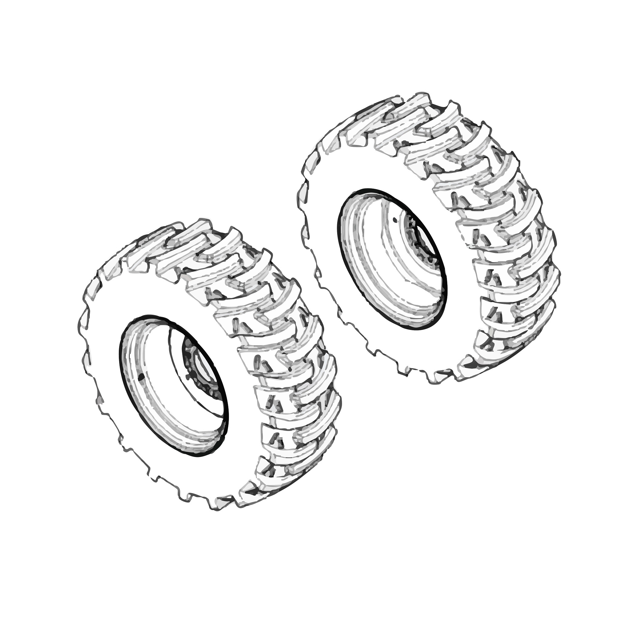 John Deere Tire Kit - LVB25494