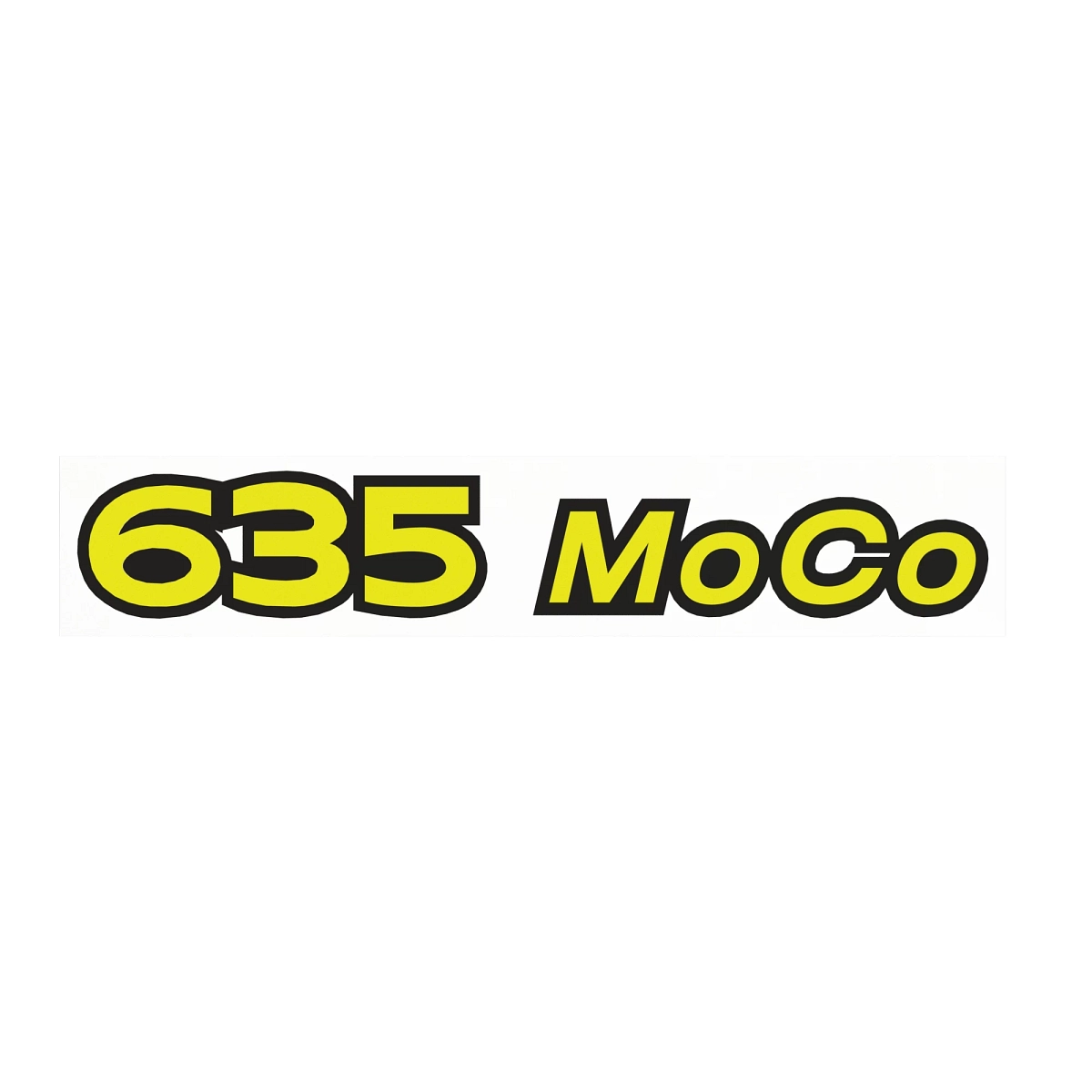Label, Model Number 635 and Moco