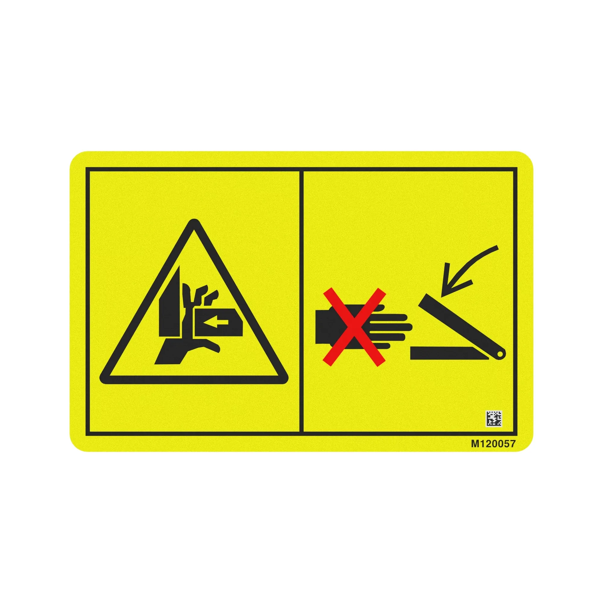 John Deere Safety Sign, Pinch Point Caution - M120057