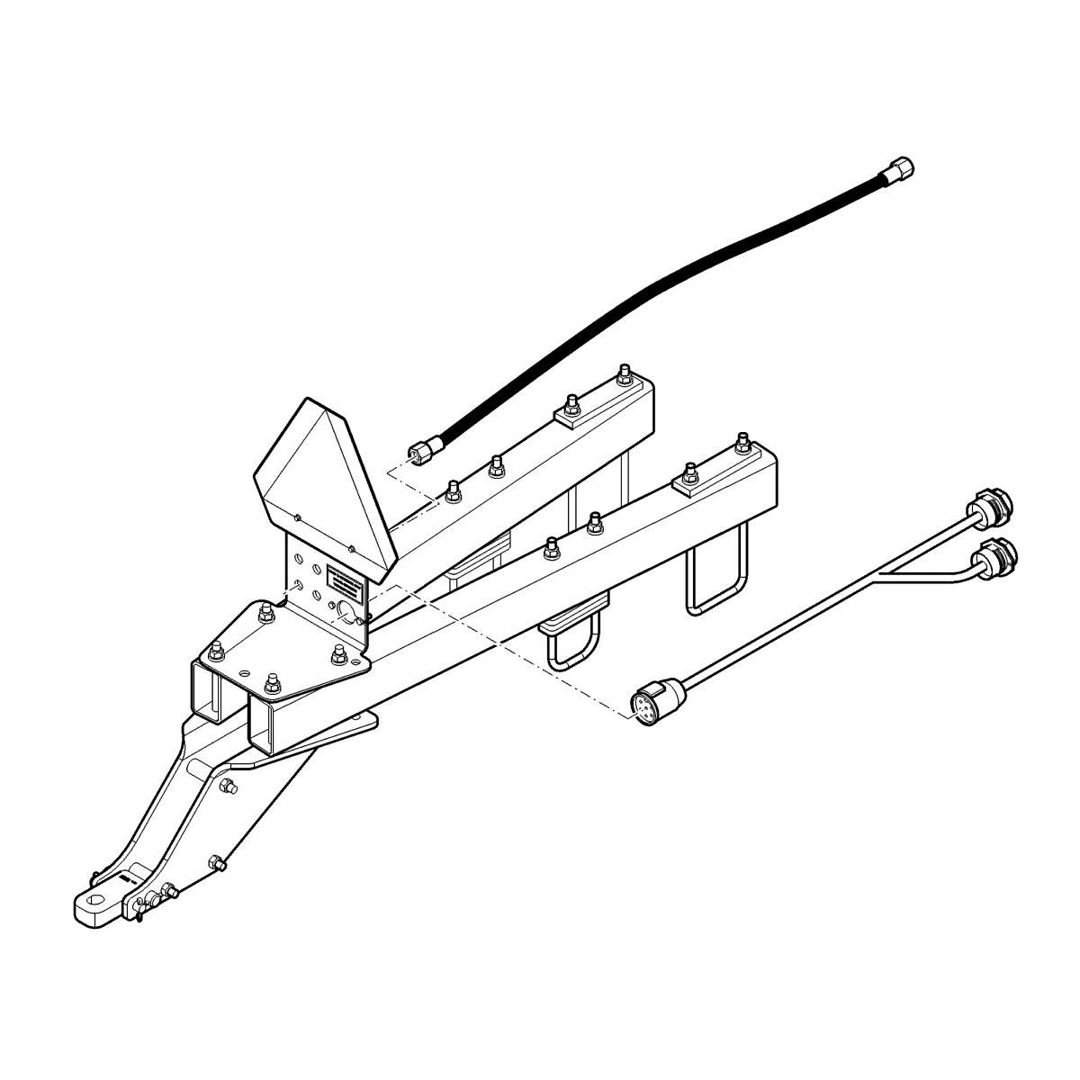 Rear Hitch Module Parts 262X Short