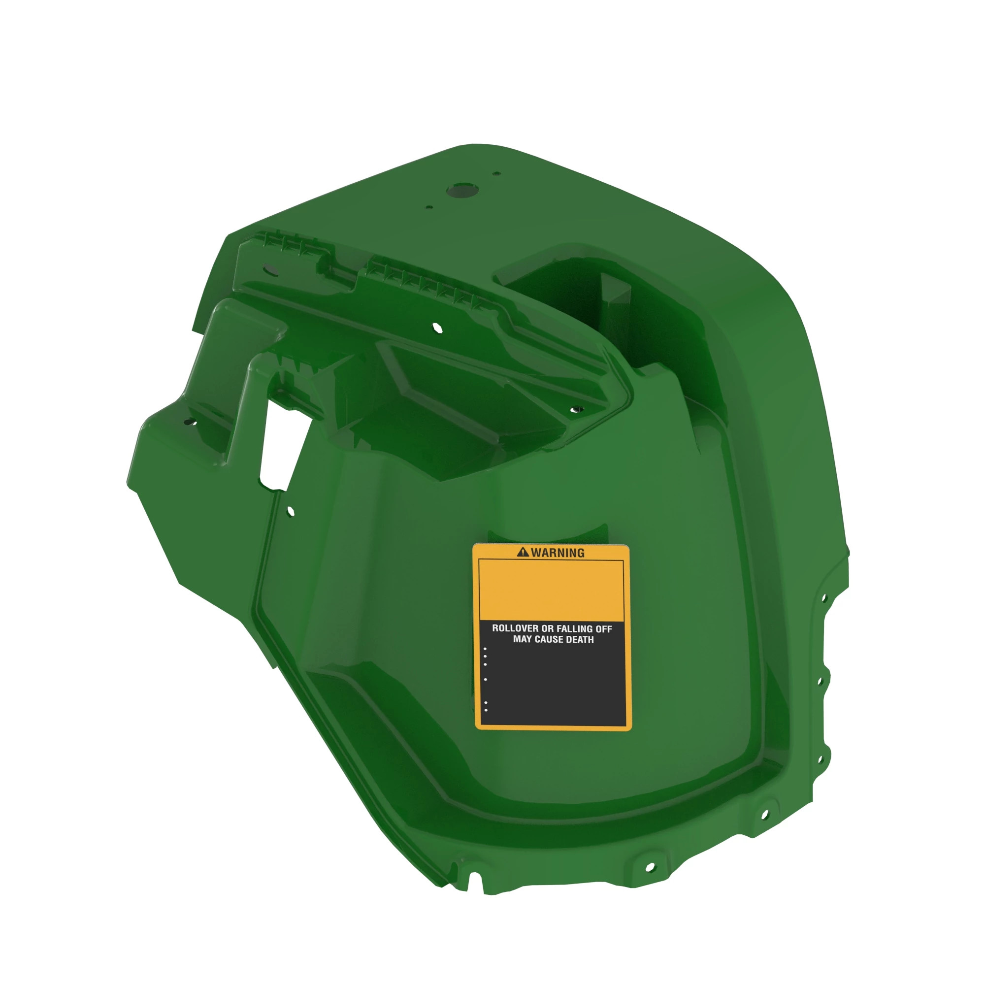 John Deere Fender with Label with Hole, Front Right Side  - AM145527