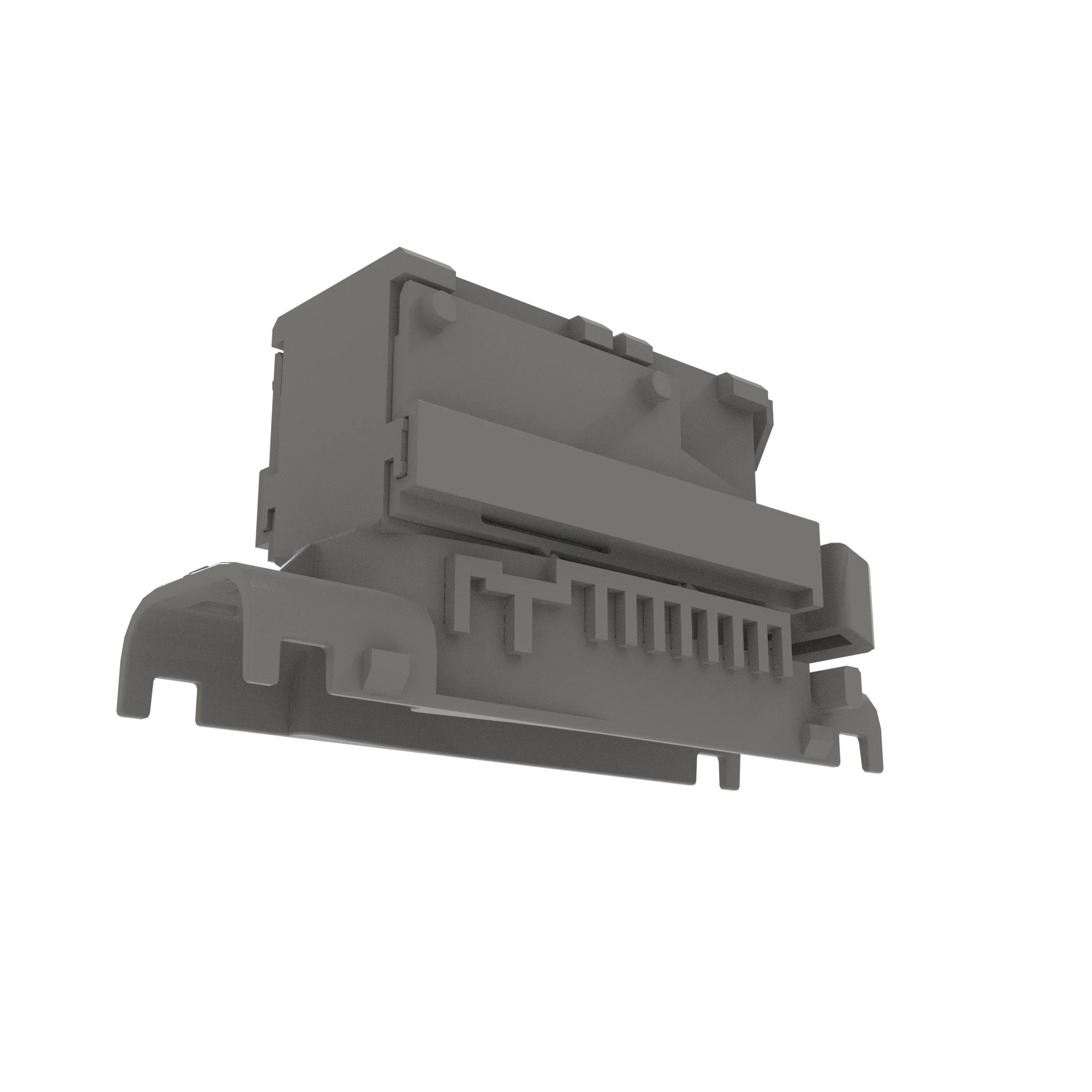 CONN TYCO MIXED 42W F GRY PLSTC