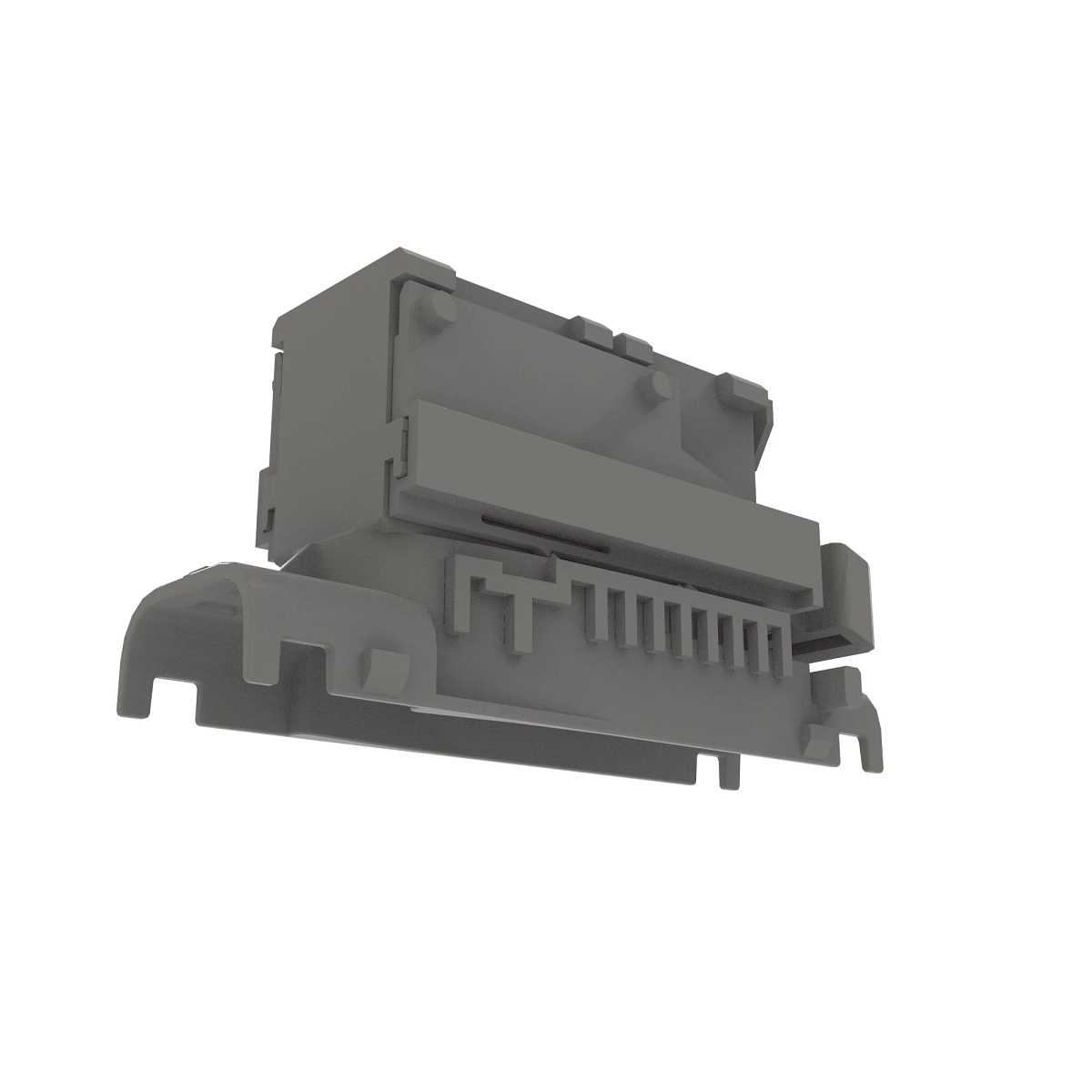 Conn Tyco Mixed 42W F Gry Plstc