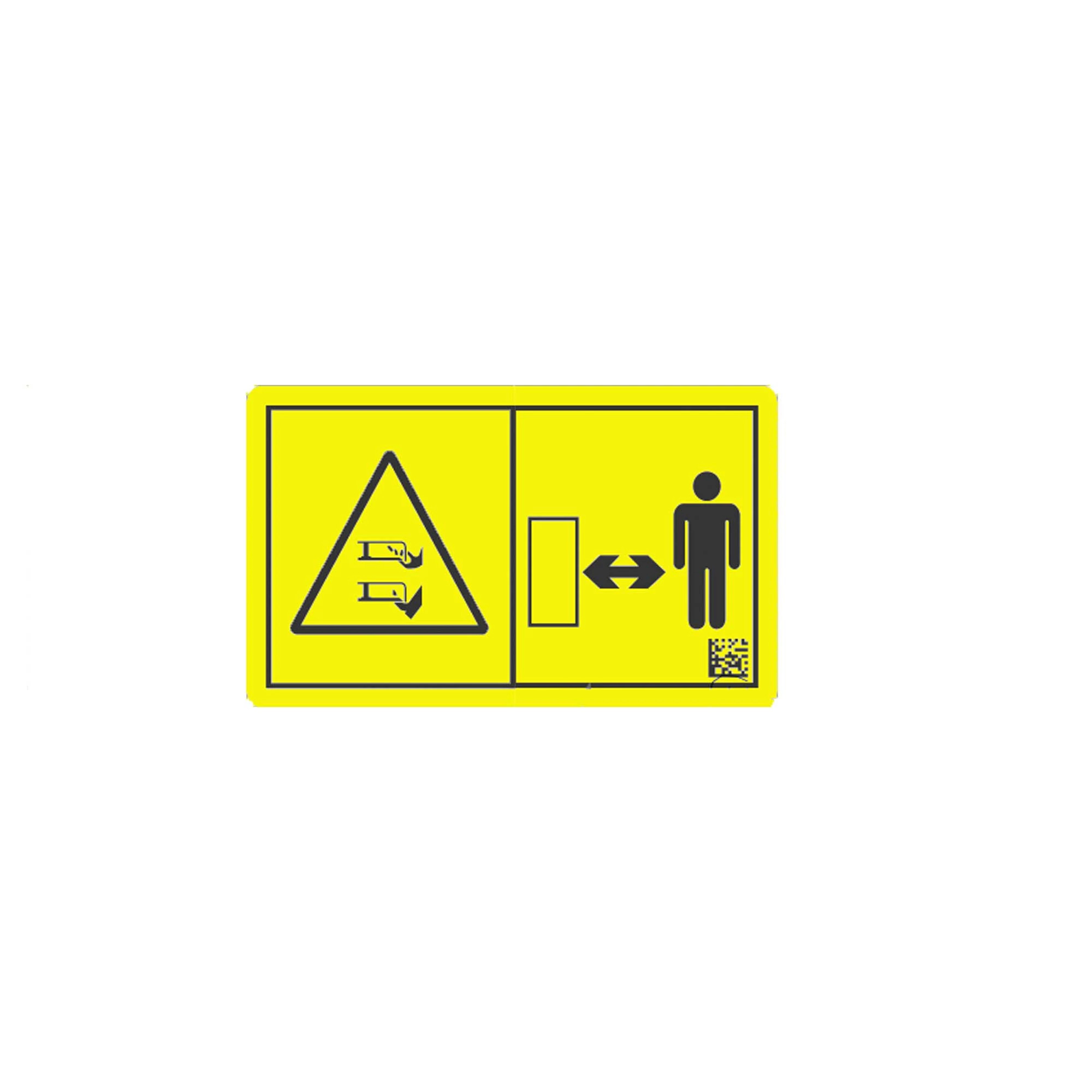 LABEL, DANGER (BLADE) NO TEXT