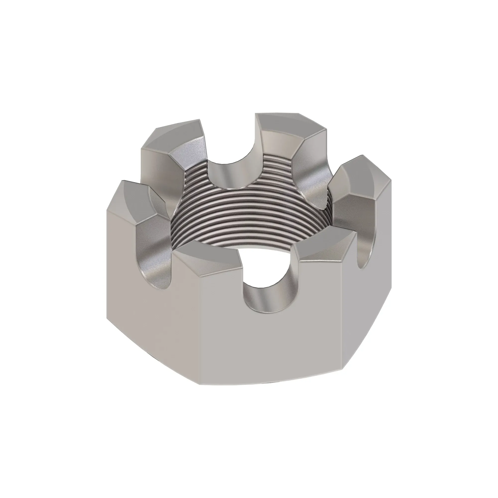 John Deere Hagie Hexagonal Slotted Nut, 5/8" - 5HG822040