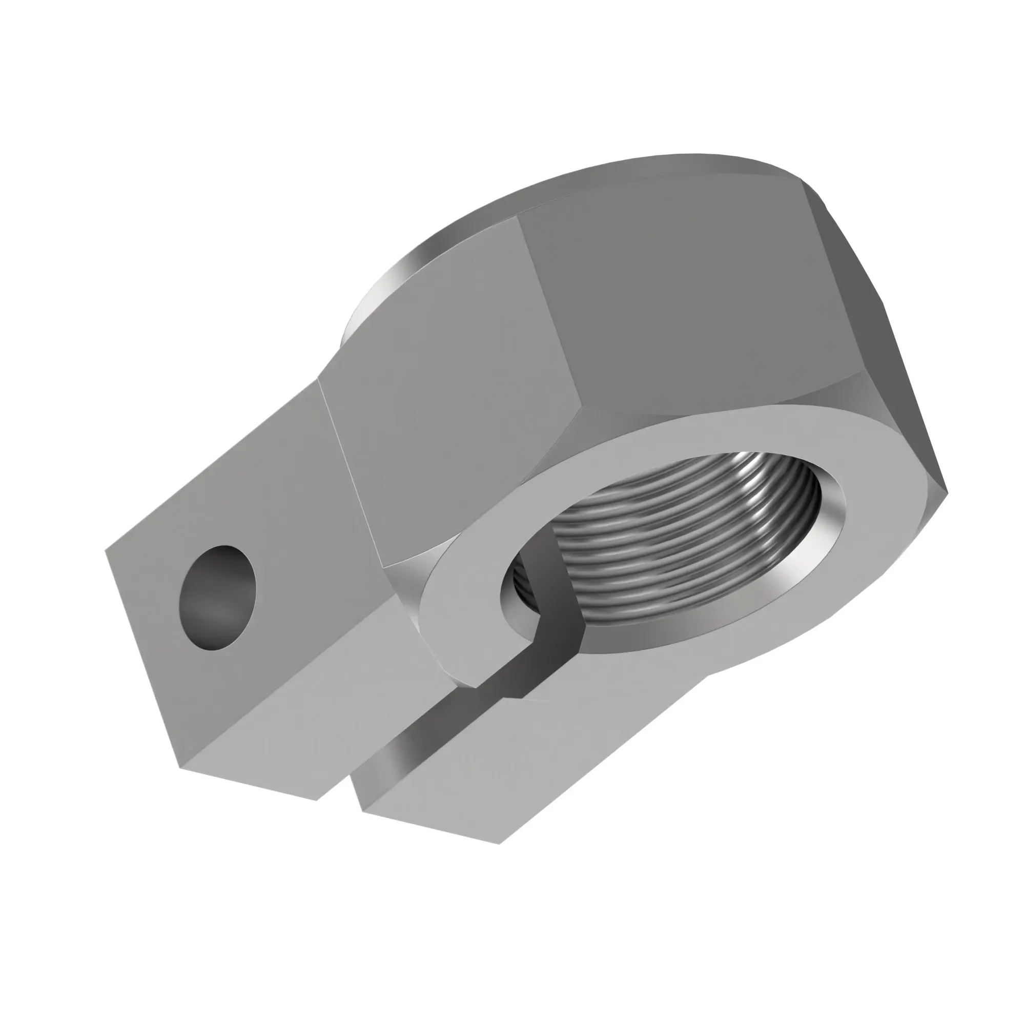 LOCK NUT, W/ PLATE, ADJ SCREW, LAW