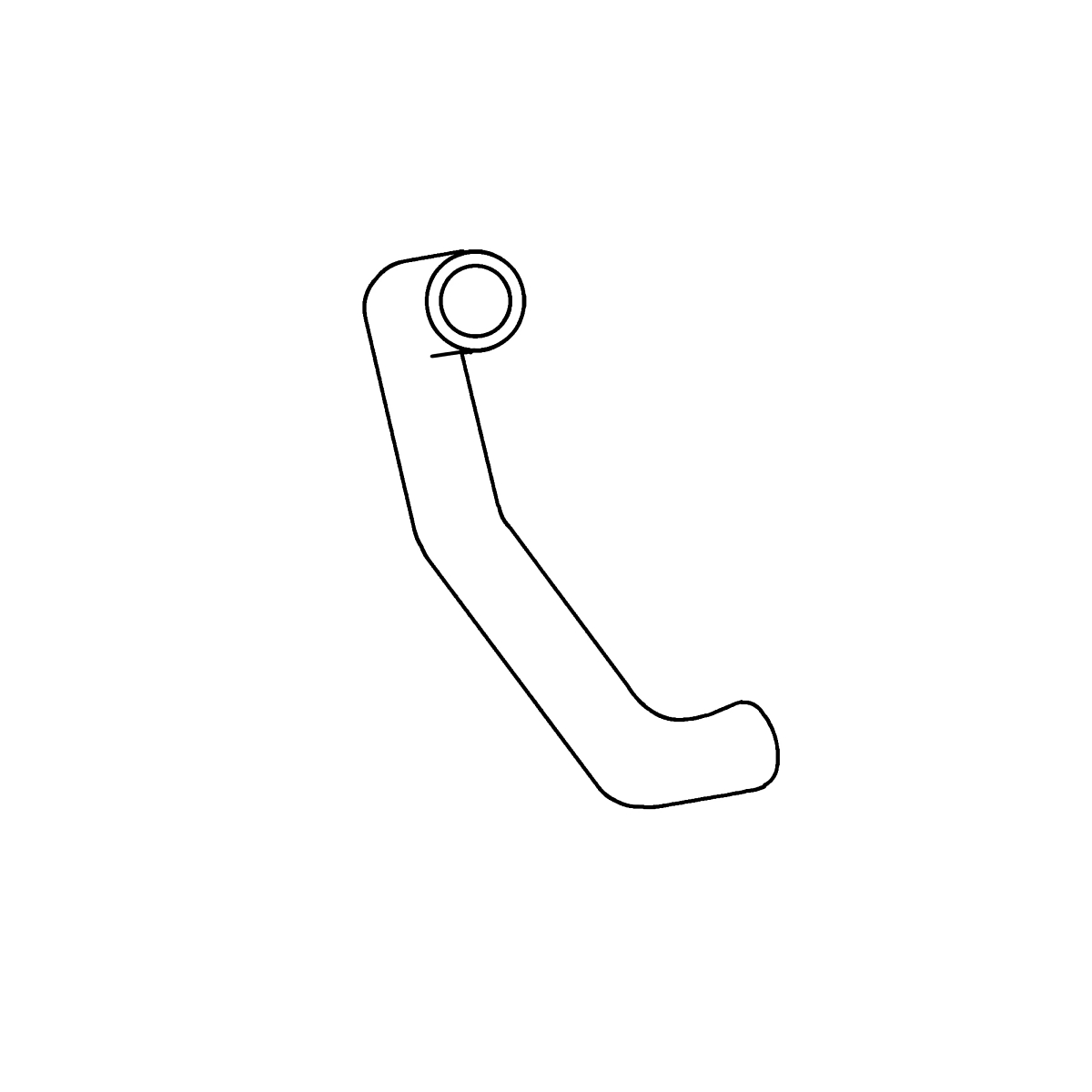 John Deere Lower Radiator Hose - T42474