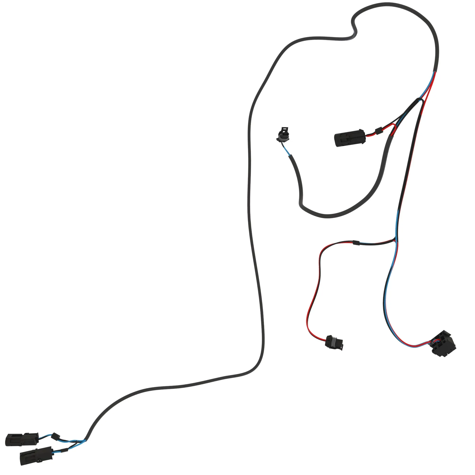 John Deere Backup Alarm and Reverse Lights Wiring Harness - AL202772