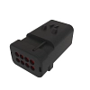 TYCO AMPSEAL16 8W PIN SLD RED PLSTC